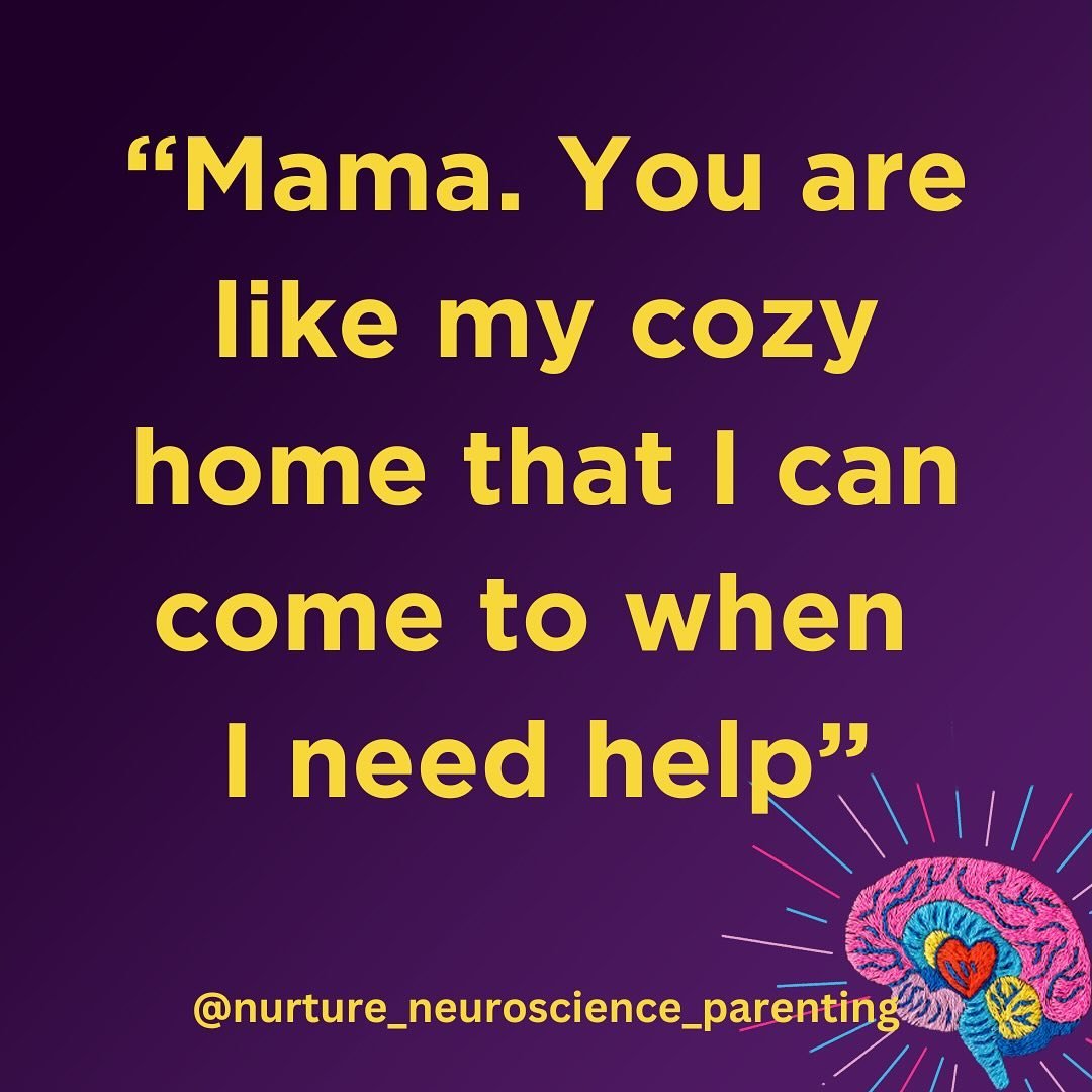 My 5.5 year old said this to me the other day. 

Mission accomplished 😭😭😭😭😭 

This statement is the whole point of nurture. We are creating the brain, mind, body foundations for lifelong health. 

When we show up for babies day and night they al