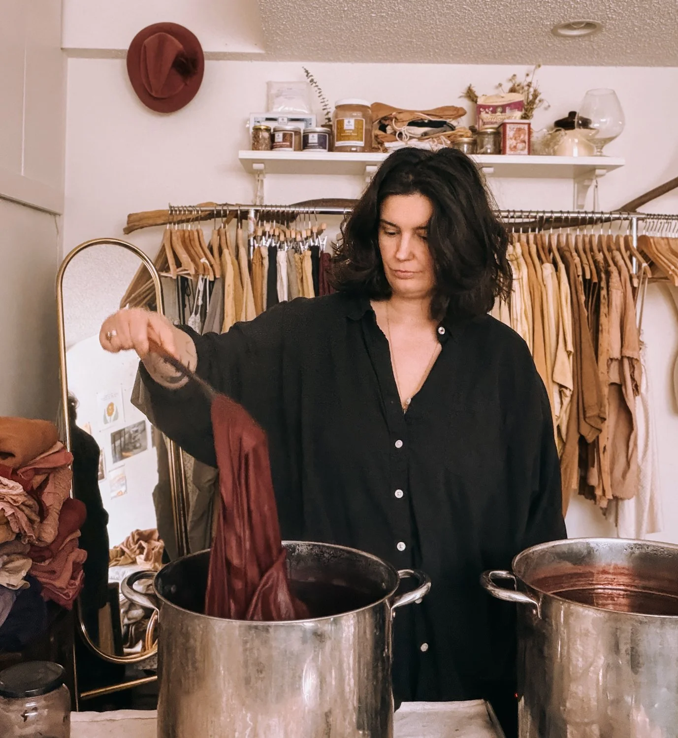 How I Turned My Basement Into A Botanical Dye Studio