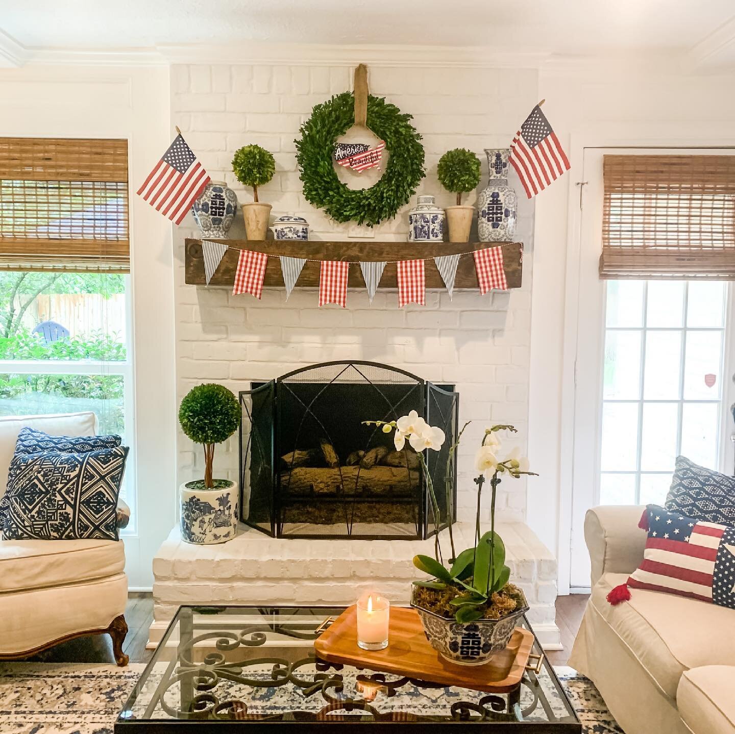 Happy Independence Day from Blue &amp; White Boxwoods! 🇺🇸❤️🤍💙🇺🇸

I hope you all have a wonderful 4th with family and friends! 

#homeofthefreebecauseofthebrave #independenceday #4thofjuly