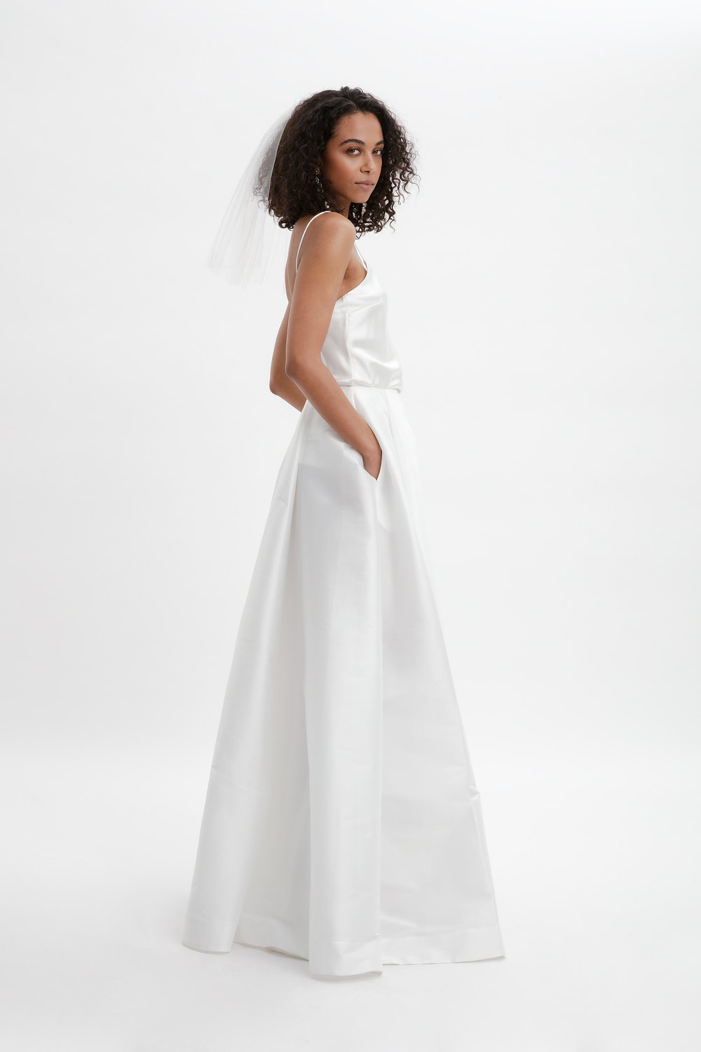 Galvan Santorini Bridal Gown — The Fall Bride