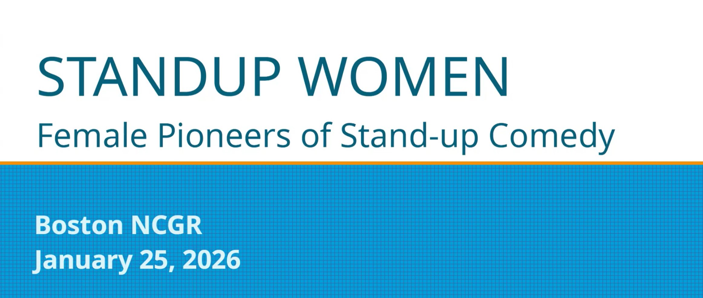 Miriam Klamkin | Standup Women - Female pioneers of standup comedy 