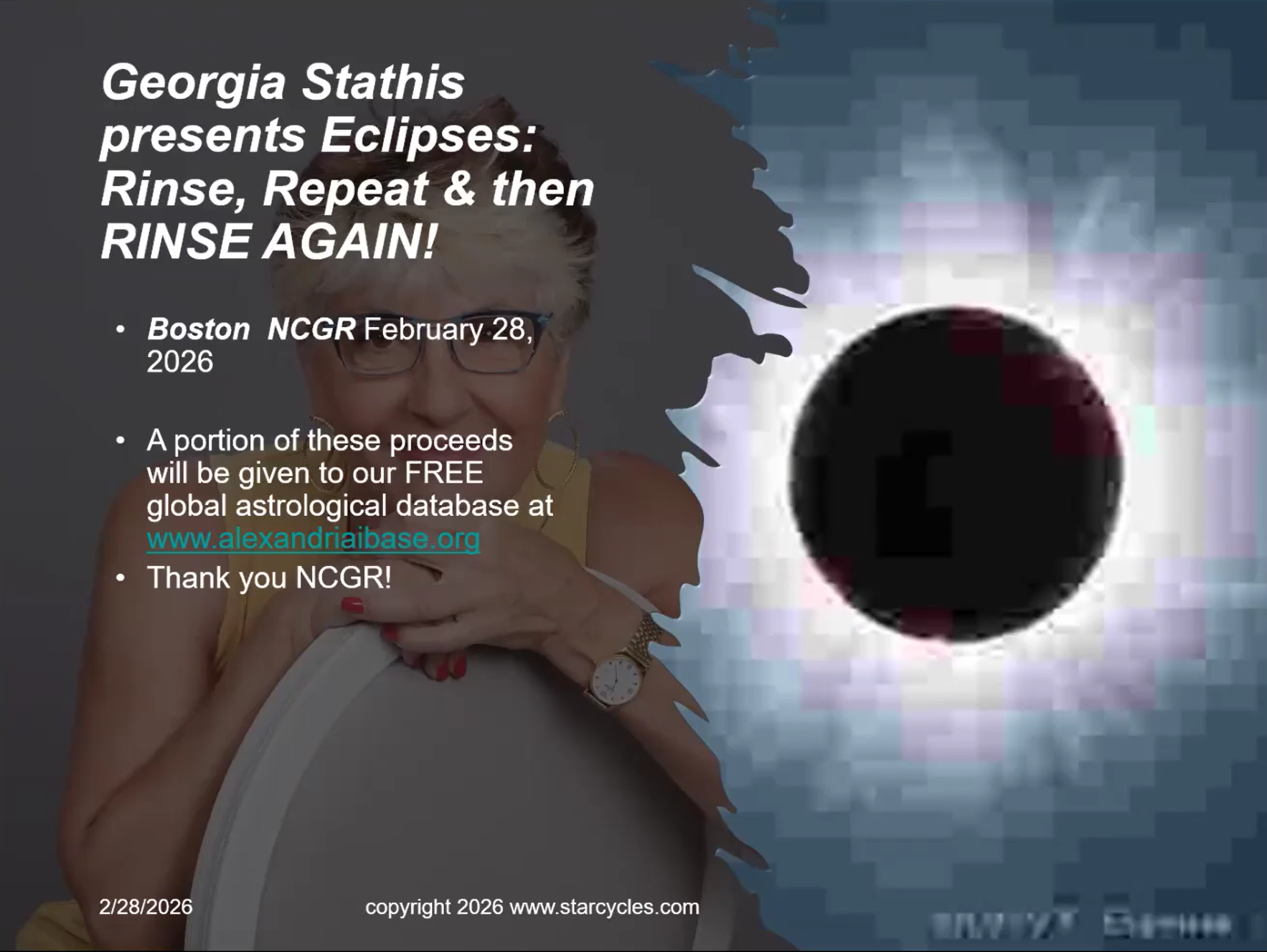Georgia Stathis | Eclipses: Rinse, Repeat, and Rinse Again!