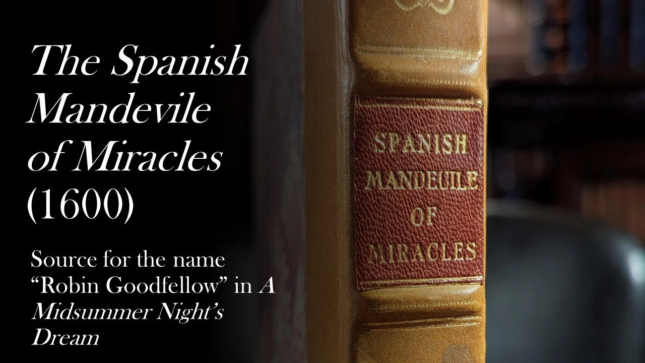 The Spanish Mandeville of Miracles (1600)