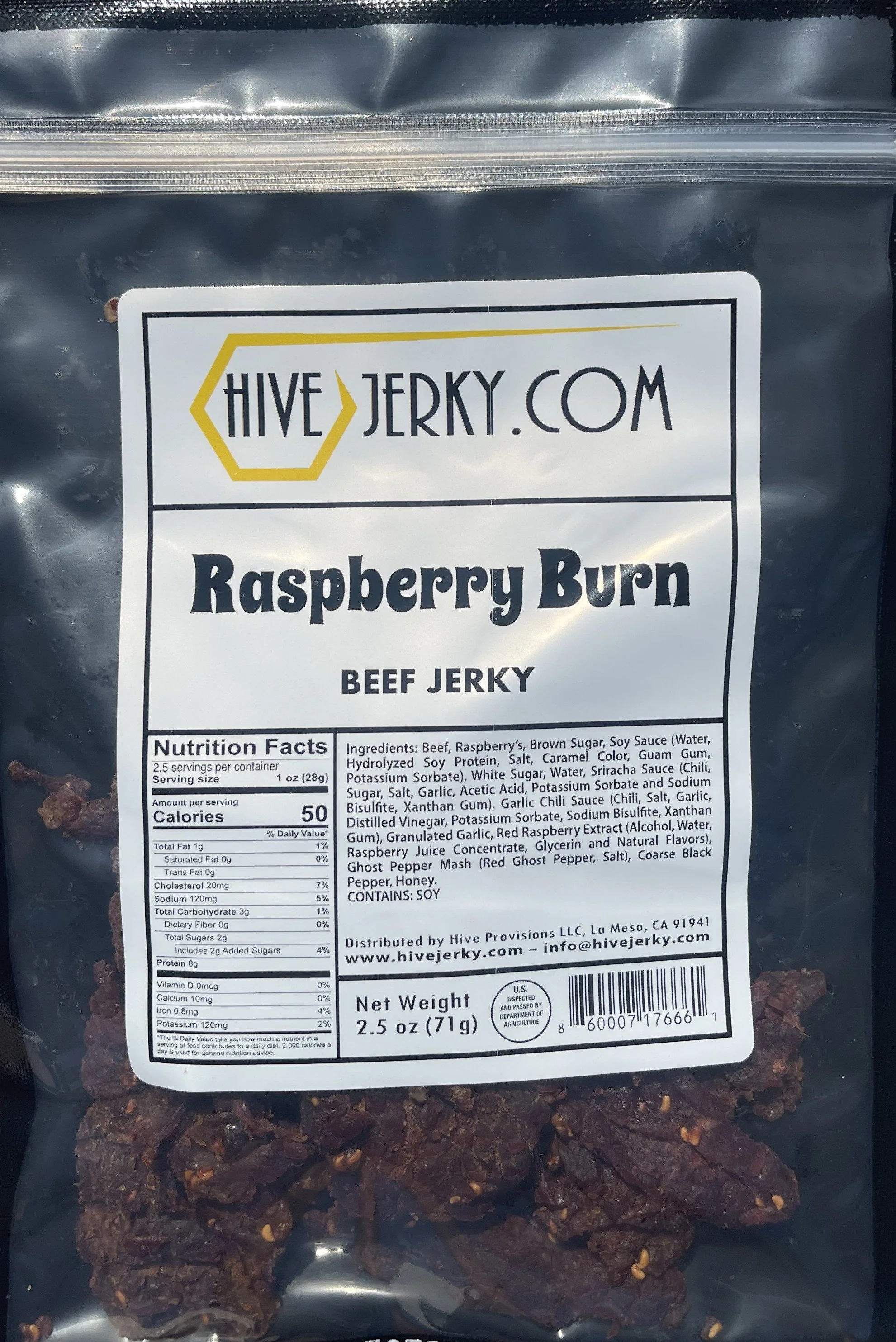 Raspberry Burn Beef Jerky