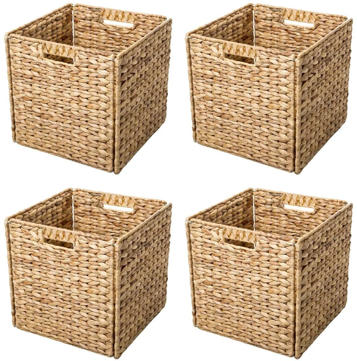 12” Foldable Wicker Basket