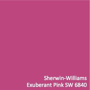 SW 6840 | Exuberant Pink