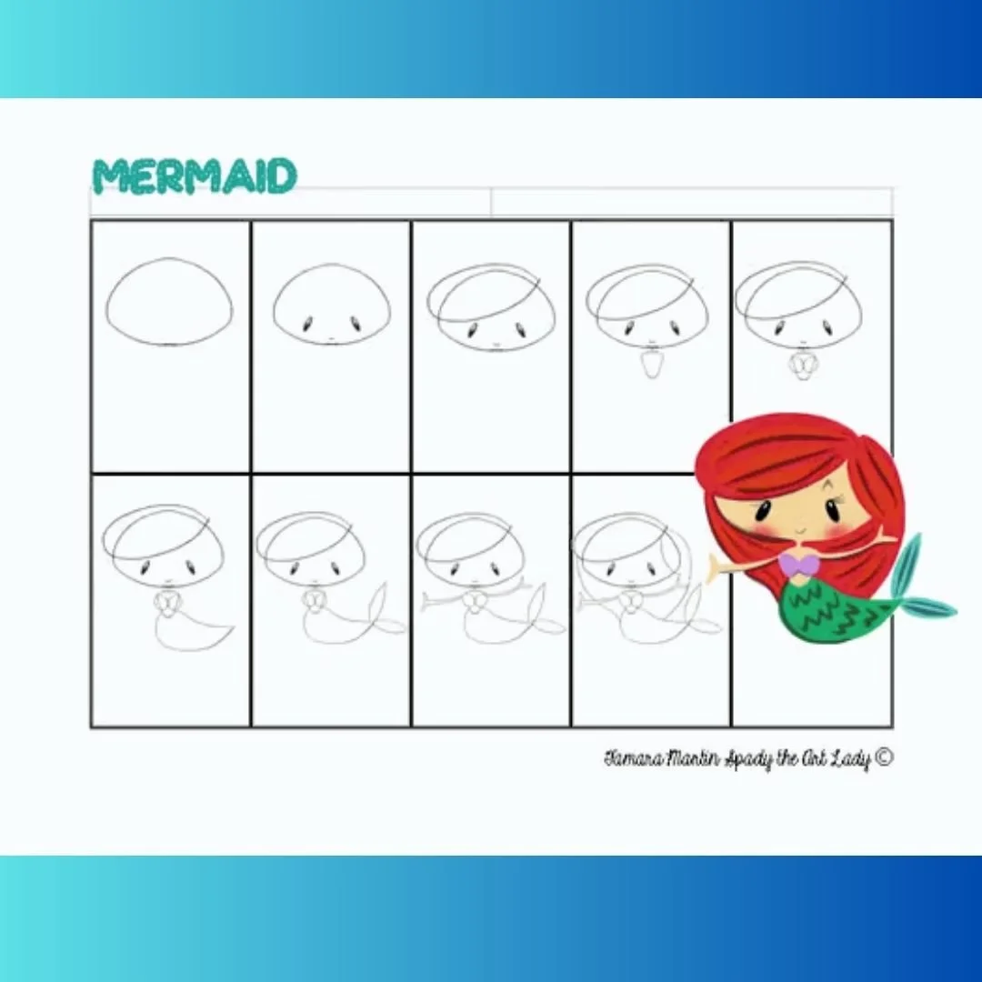 mermaid how to draw