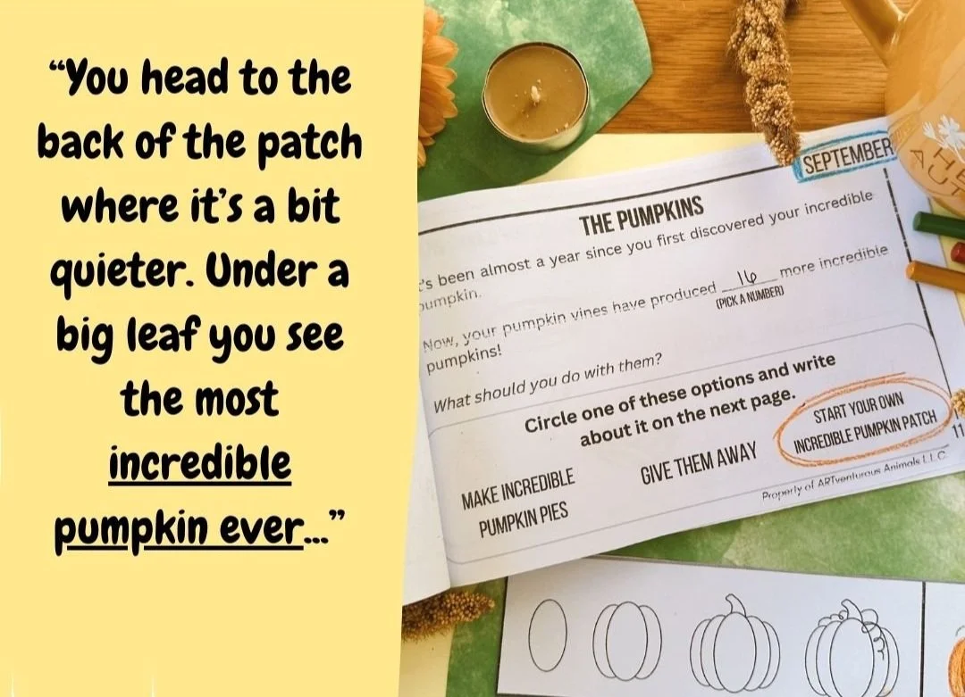 pumpkin creative writing booklet