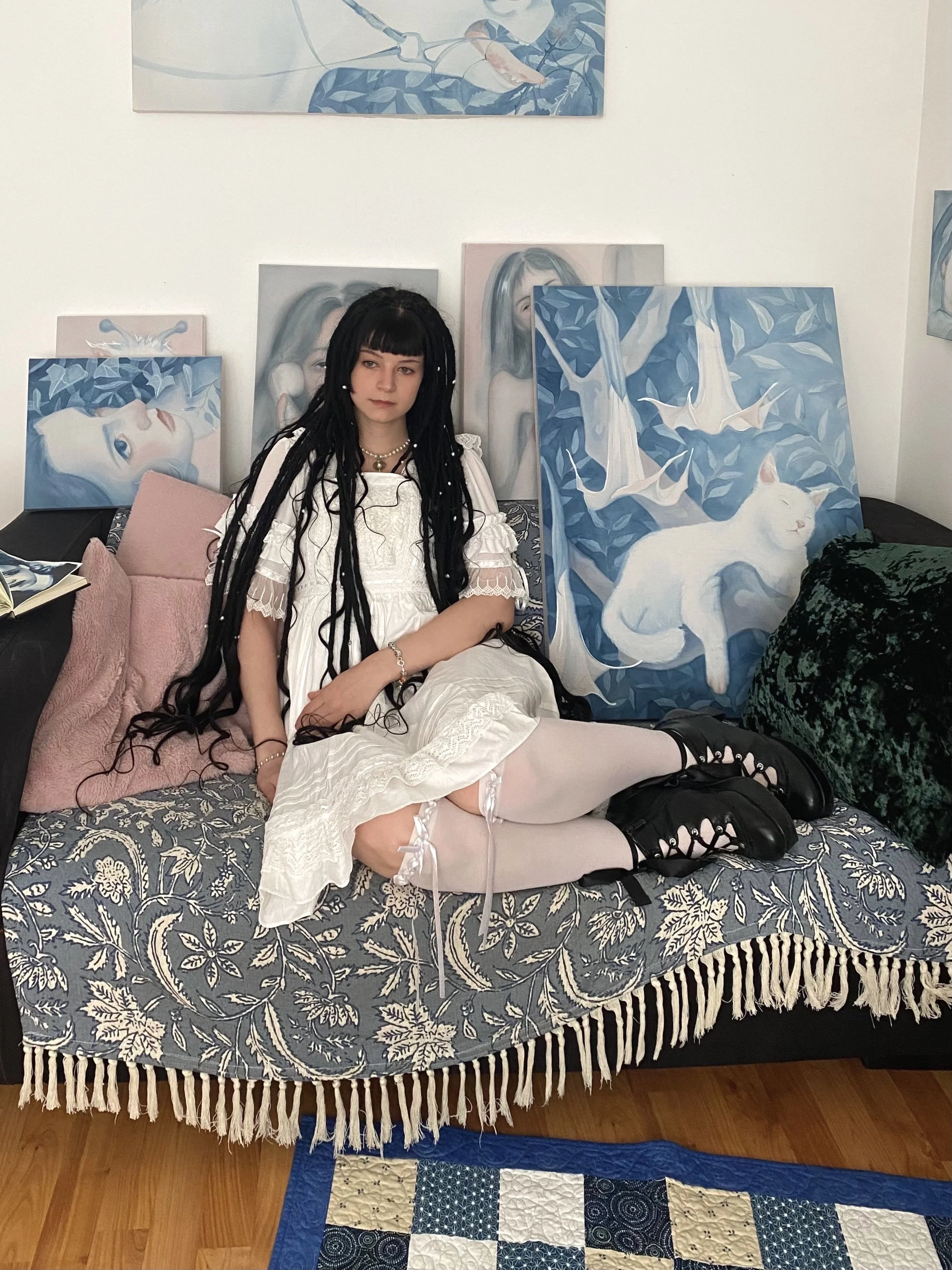 Naomi Boiko-Stapleton in her studio