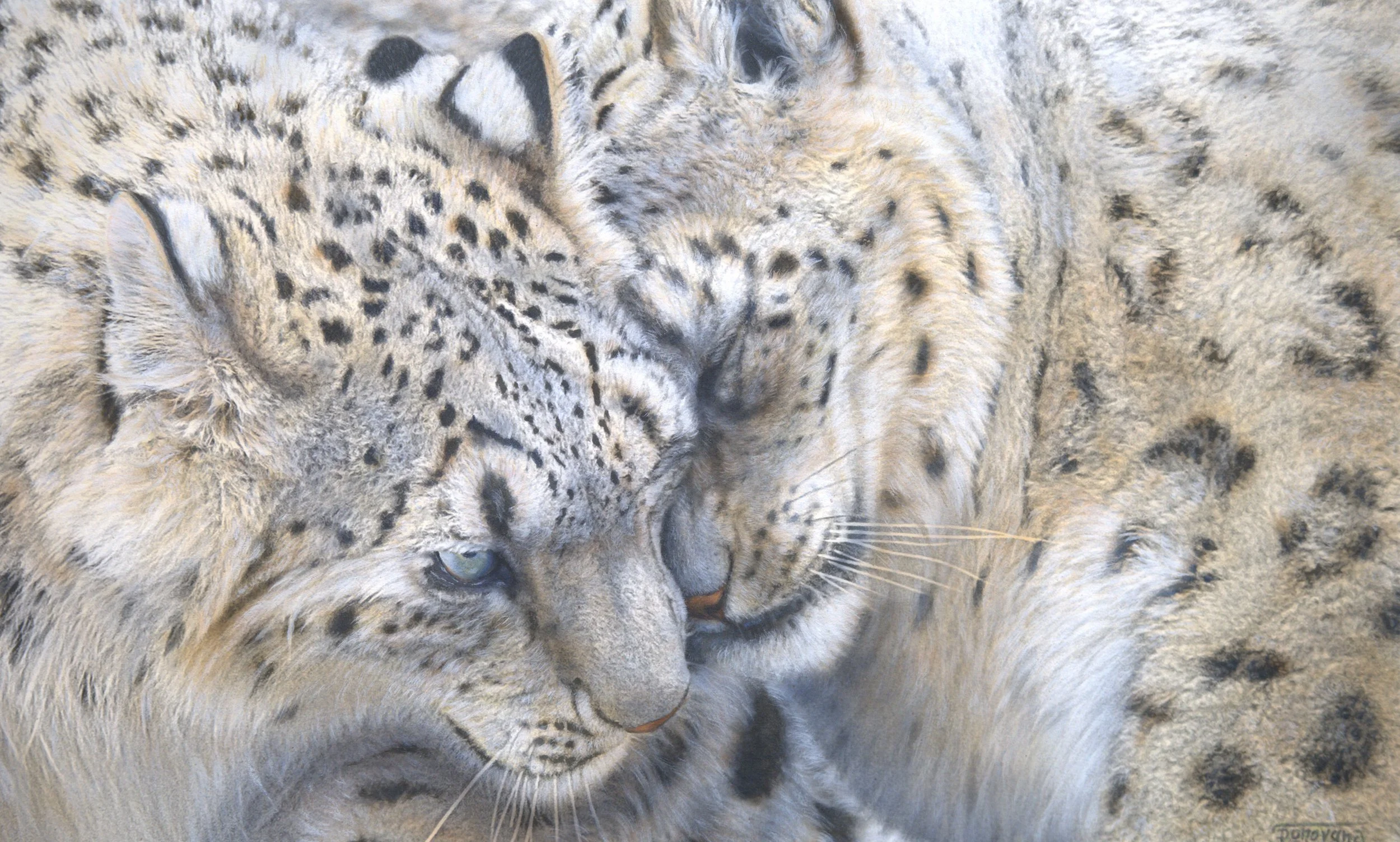 "Himalayan Romance" / 10.5x17 / Egg Tempera