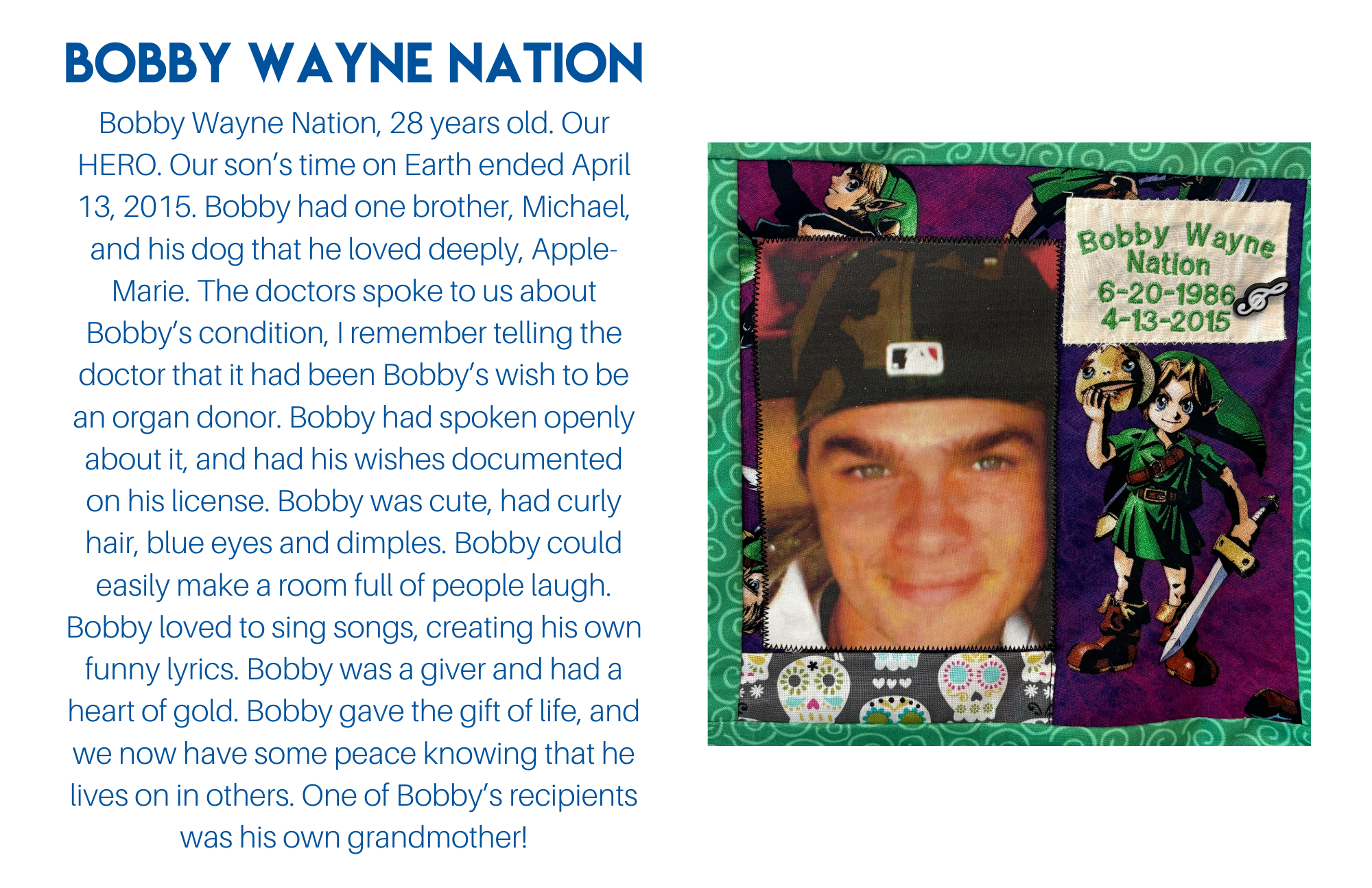 Quilt 17 Row 1 Square 4 Bobby Wayne Nation