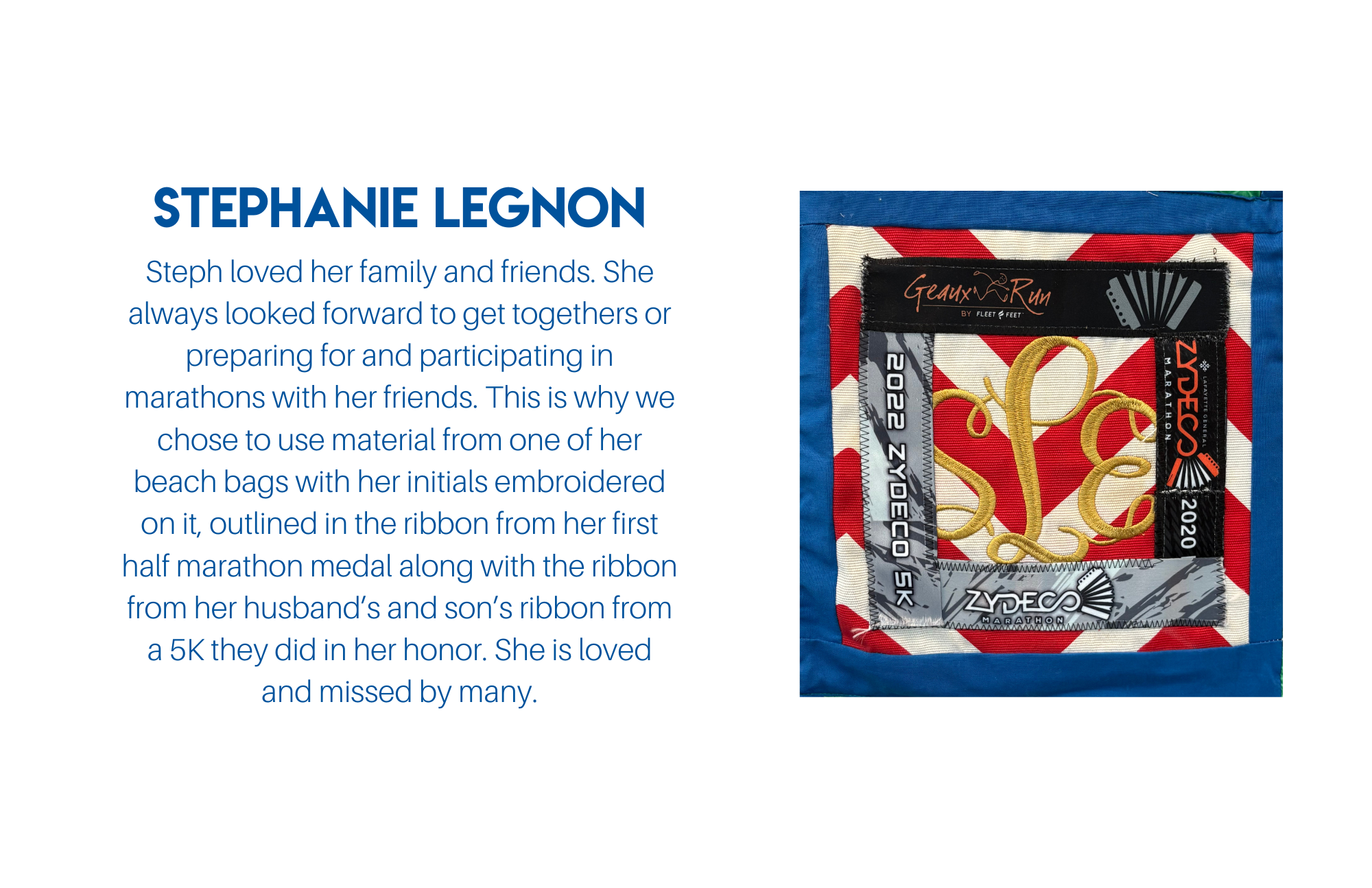 Quilt 17 Row 2 Square 2 Stephanie Legnon