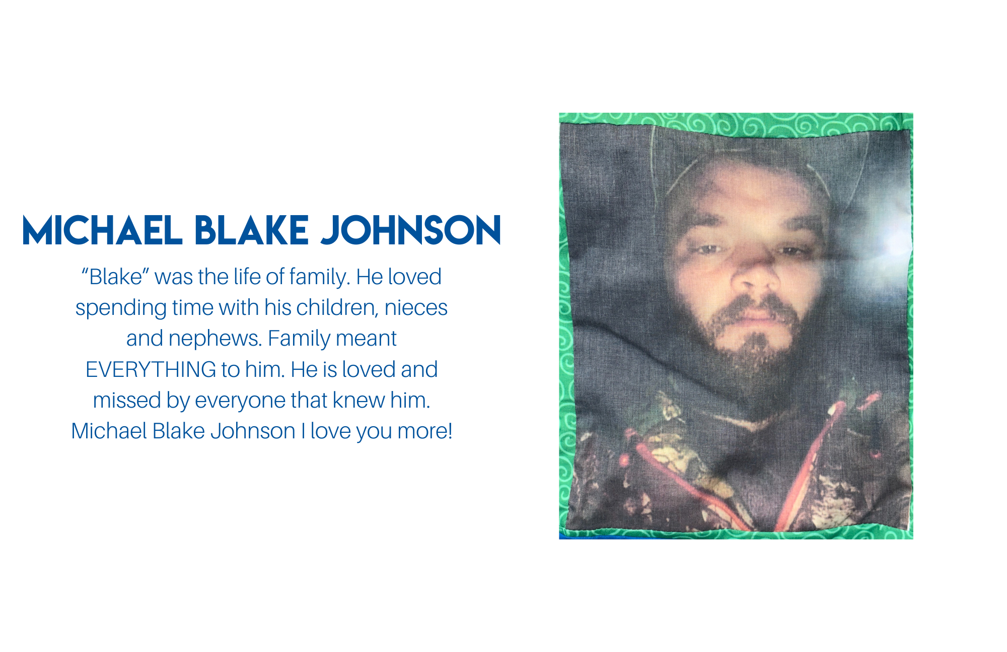 Quilt 17 Row 5 Square 4 Michael Blake Johnson