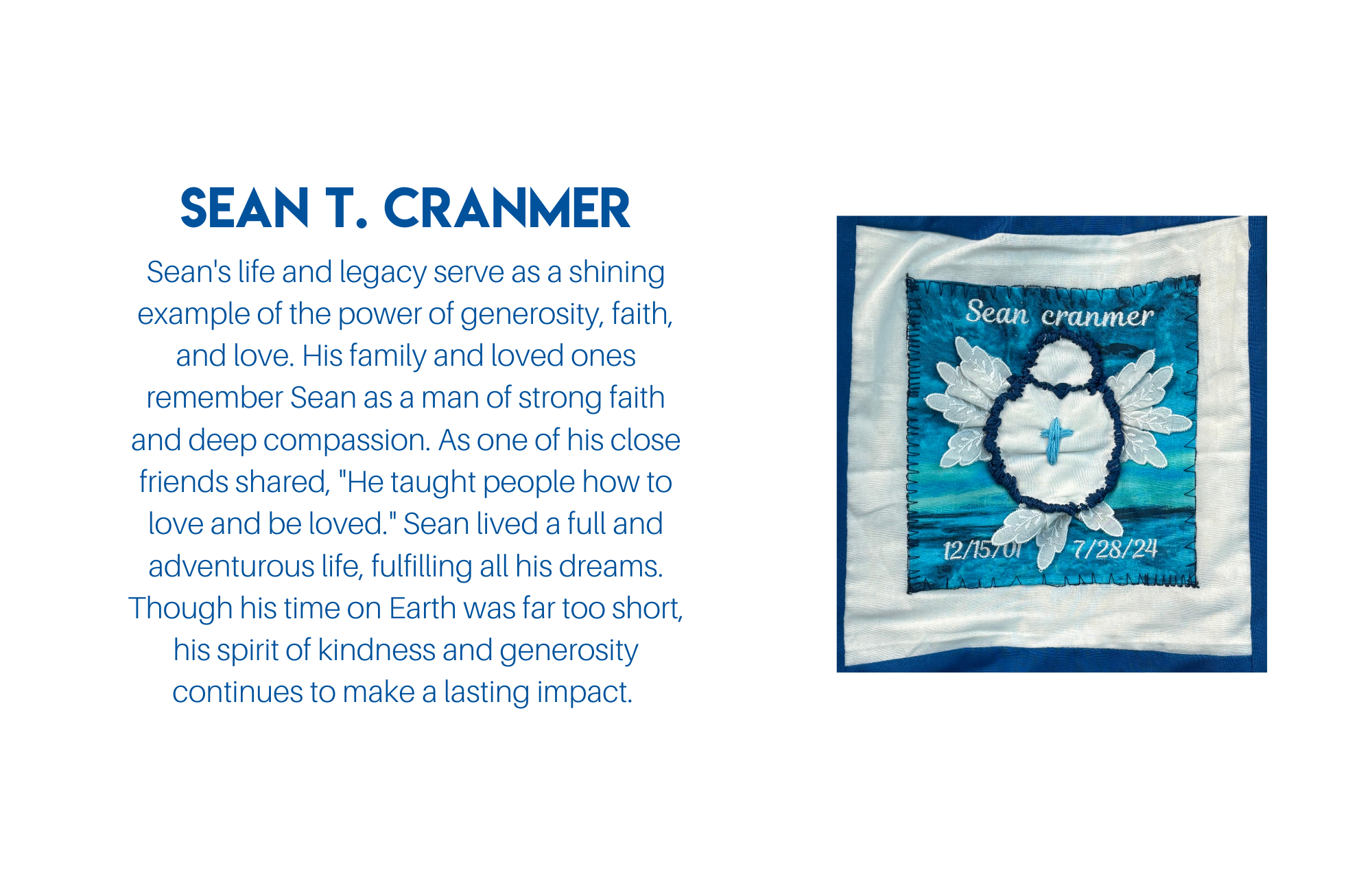 Quilt 17 Row 2 Square 4 Sean Cranmer