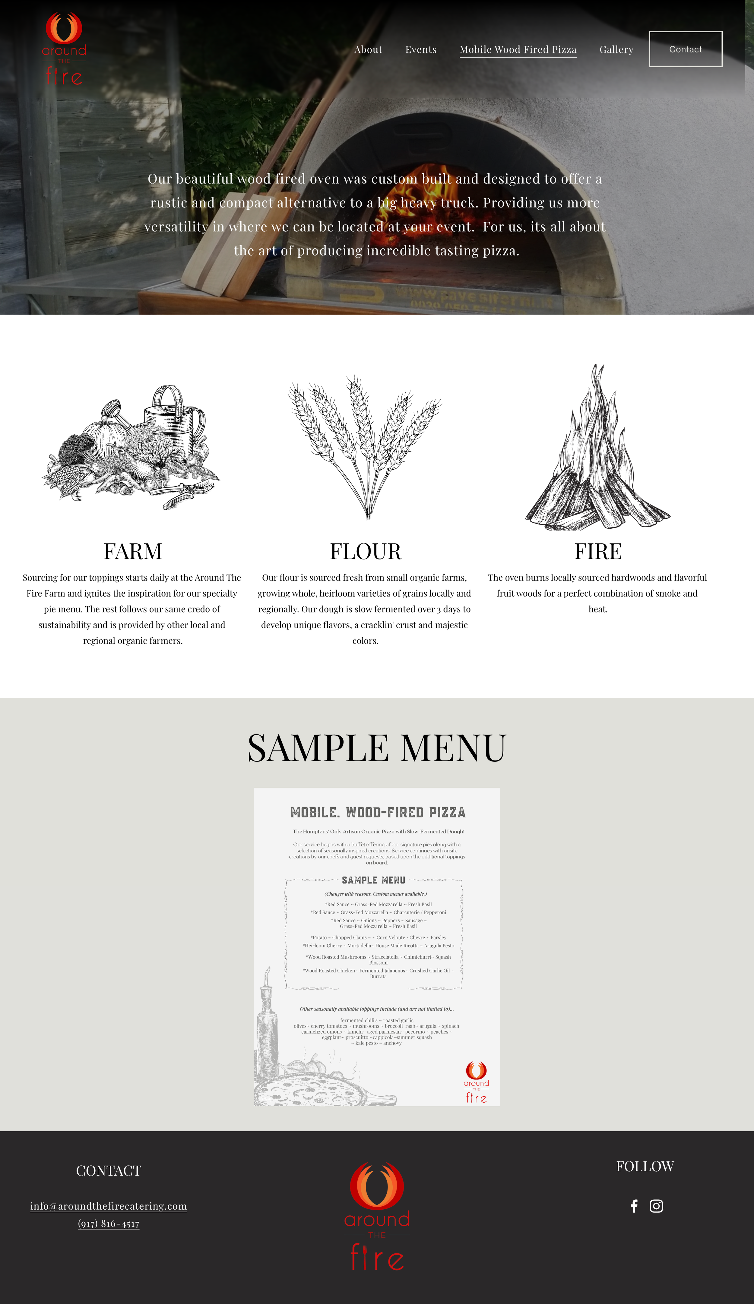 Around The Fire pizza