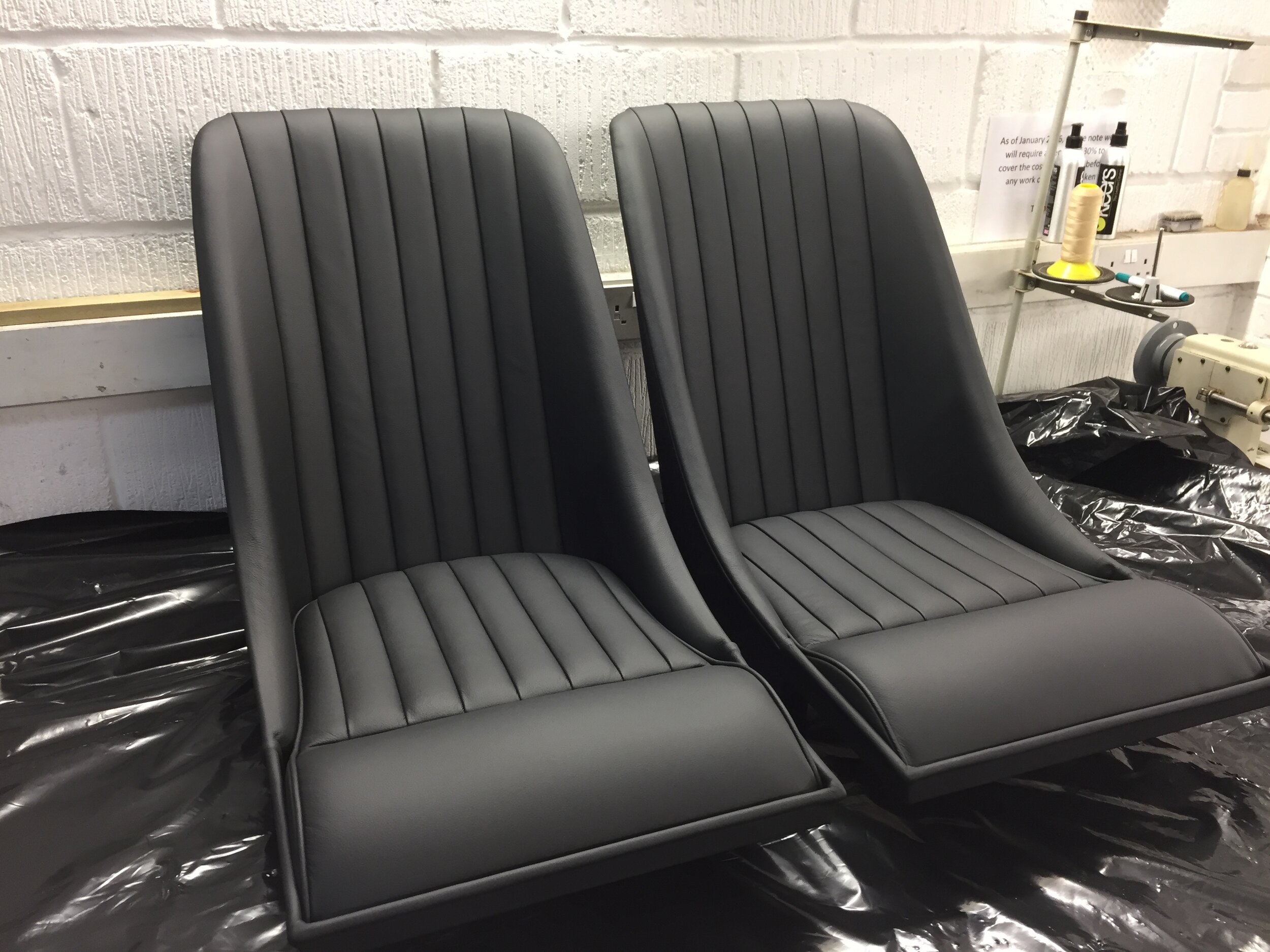 Lightweight E Type Seats •••
