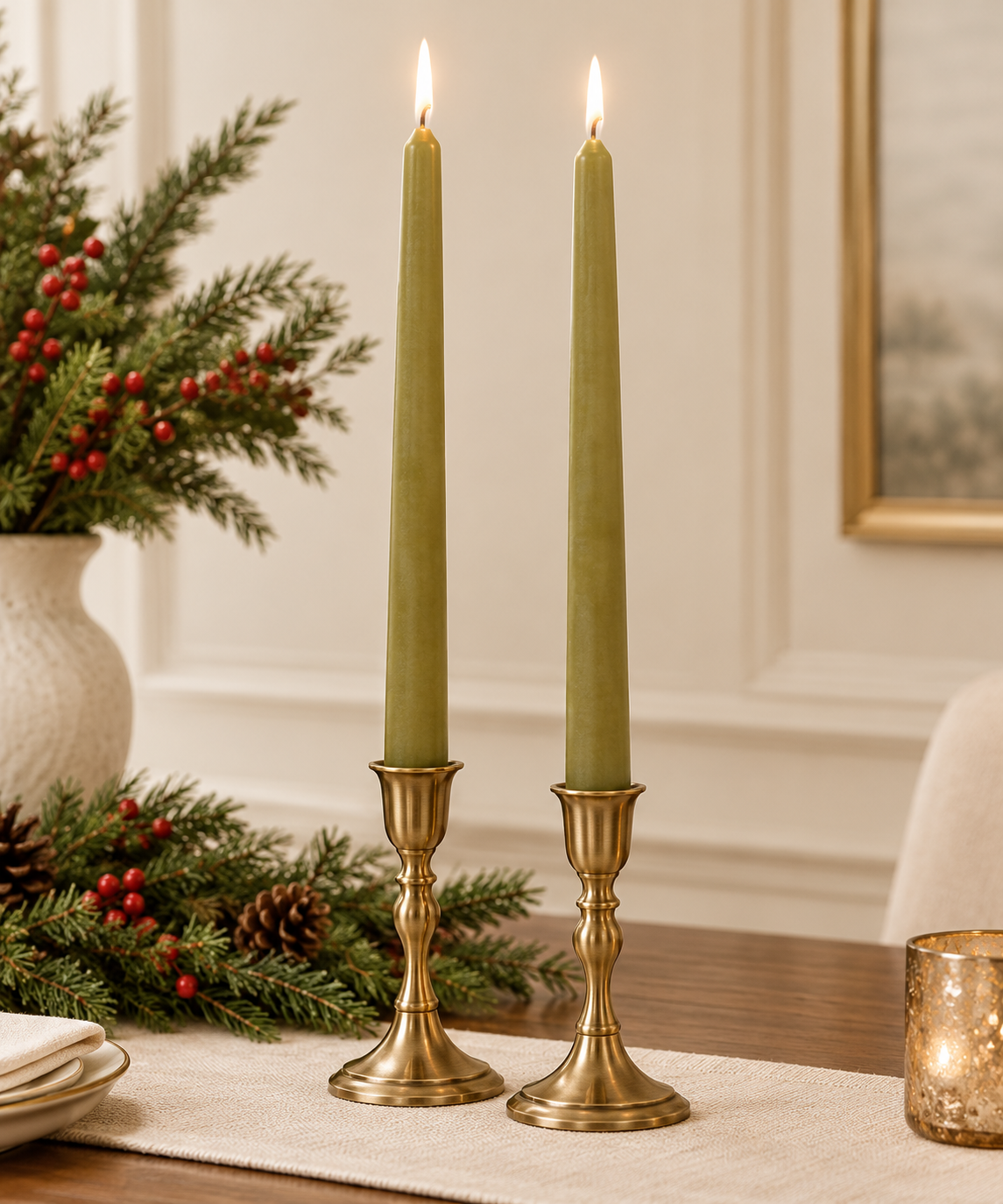 Elegant Sage Candle Holiday Vignette.png