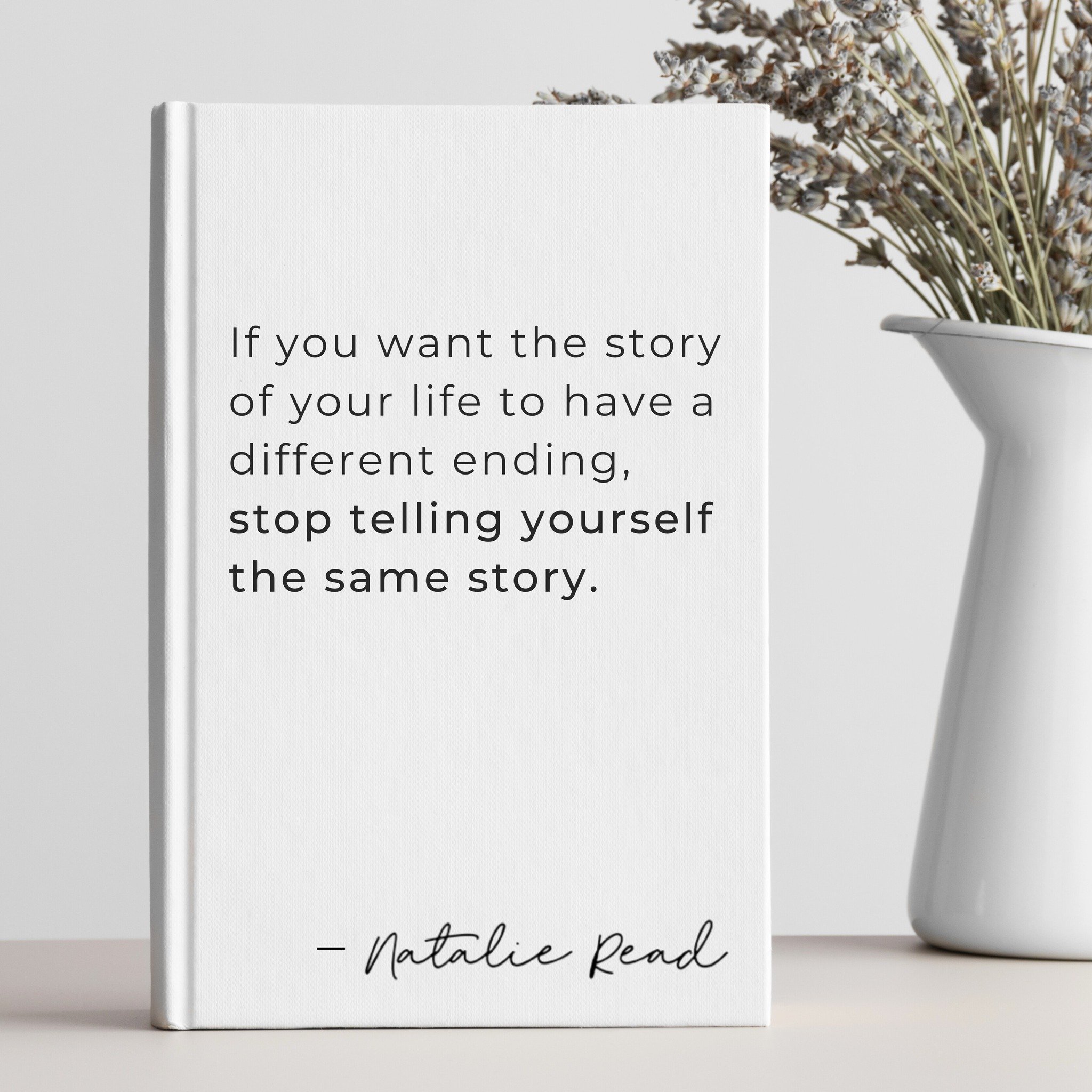 If you want the story of your life to have a different ending, stop telling yourself the same story. 📖

Without realising, we naturally reinforce the same stories. If you believe you're not enough - not lovable, unlucky, life doesn't work out for yo