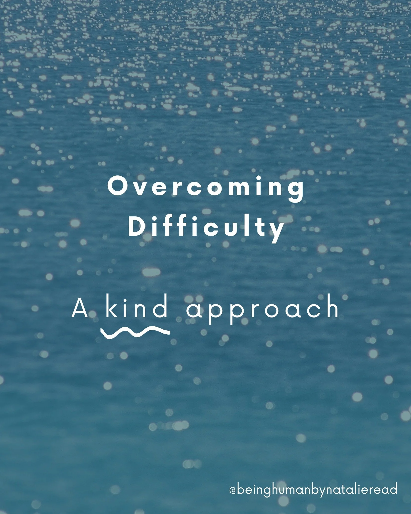 Try this kinder approach to overcome difficulty... 

#Advice #Counselling #SpiritualCounselling #Happiness #SelfHelp