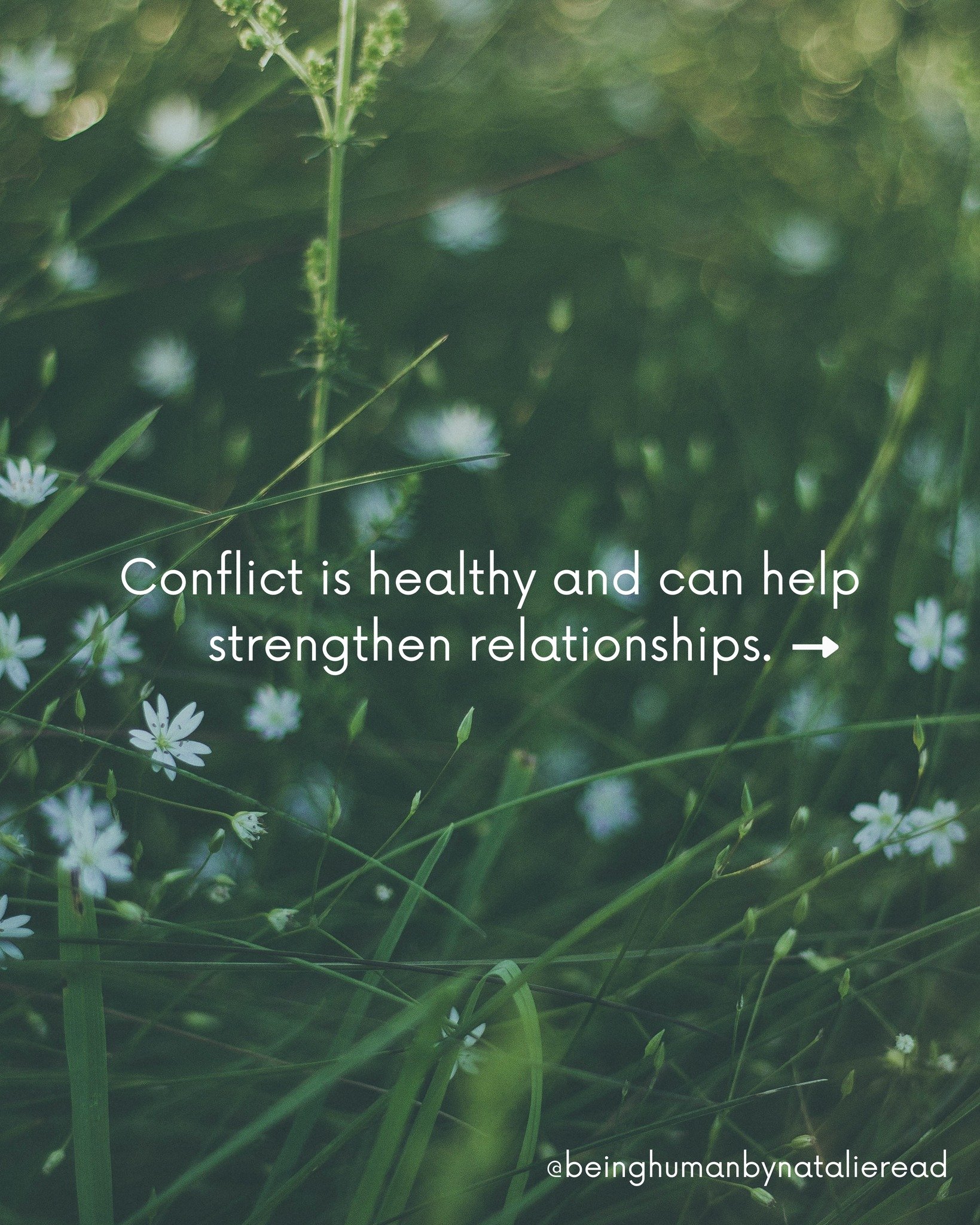 Conflict is healthy and can help strengthen relationships 💫

#ManagingConflict #Wellbeing #RelationshipAdvice #LifeAdvice #Counsellor