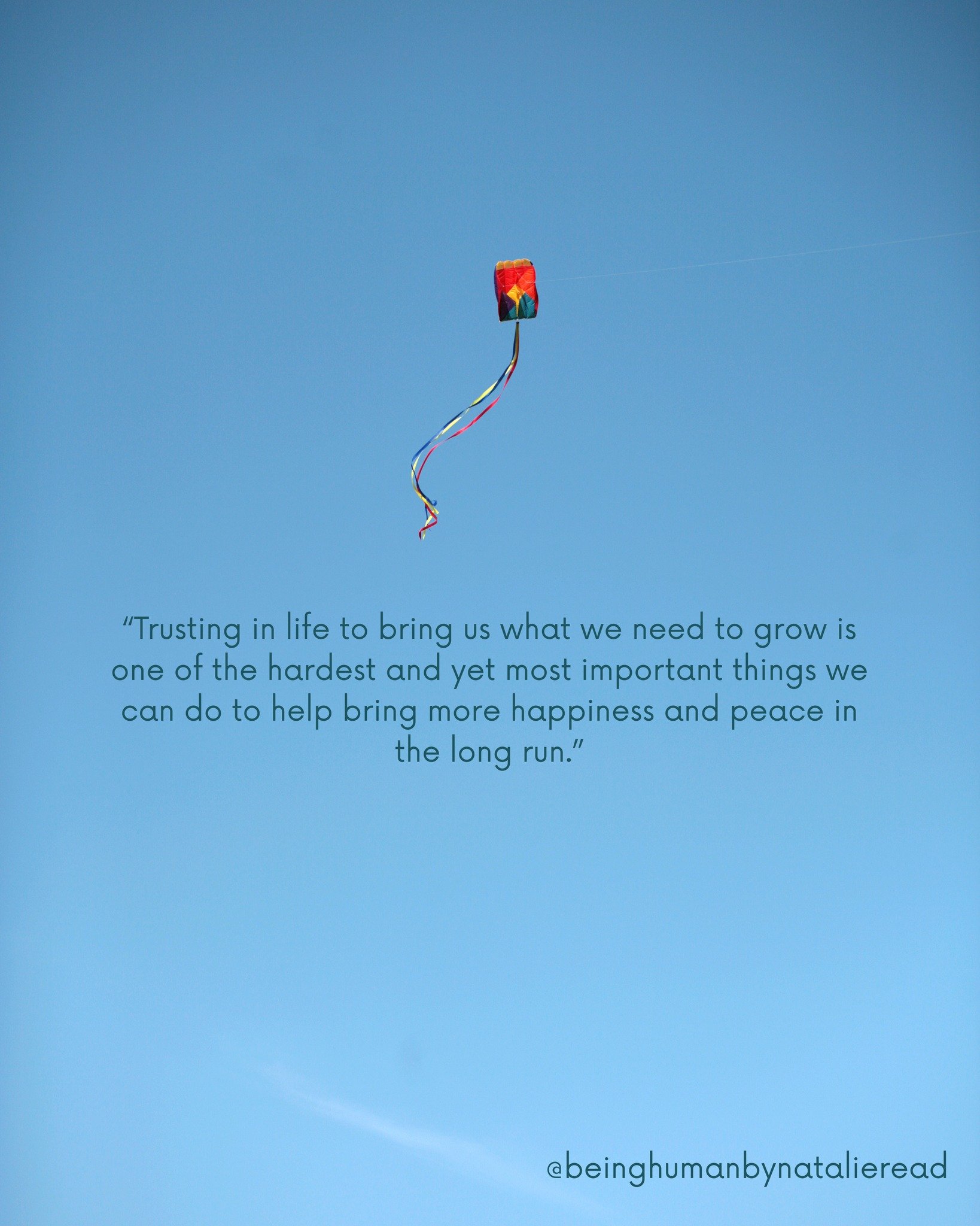 Go with rather than against the flow of life by letting go of unhelpful expectations, control, external validation, perfection, and unhealthy patterns that do not serve. 🌊

Instead, grow self‑awareness of yourself, your emotions, and your truth. Do 