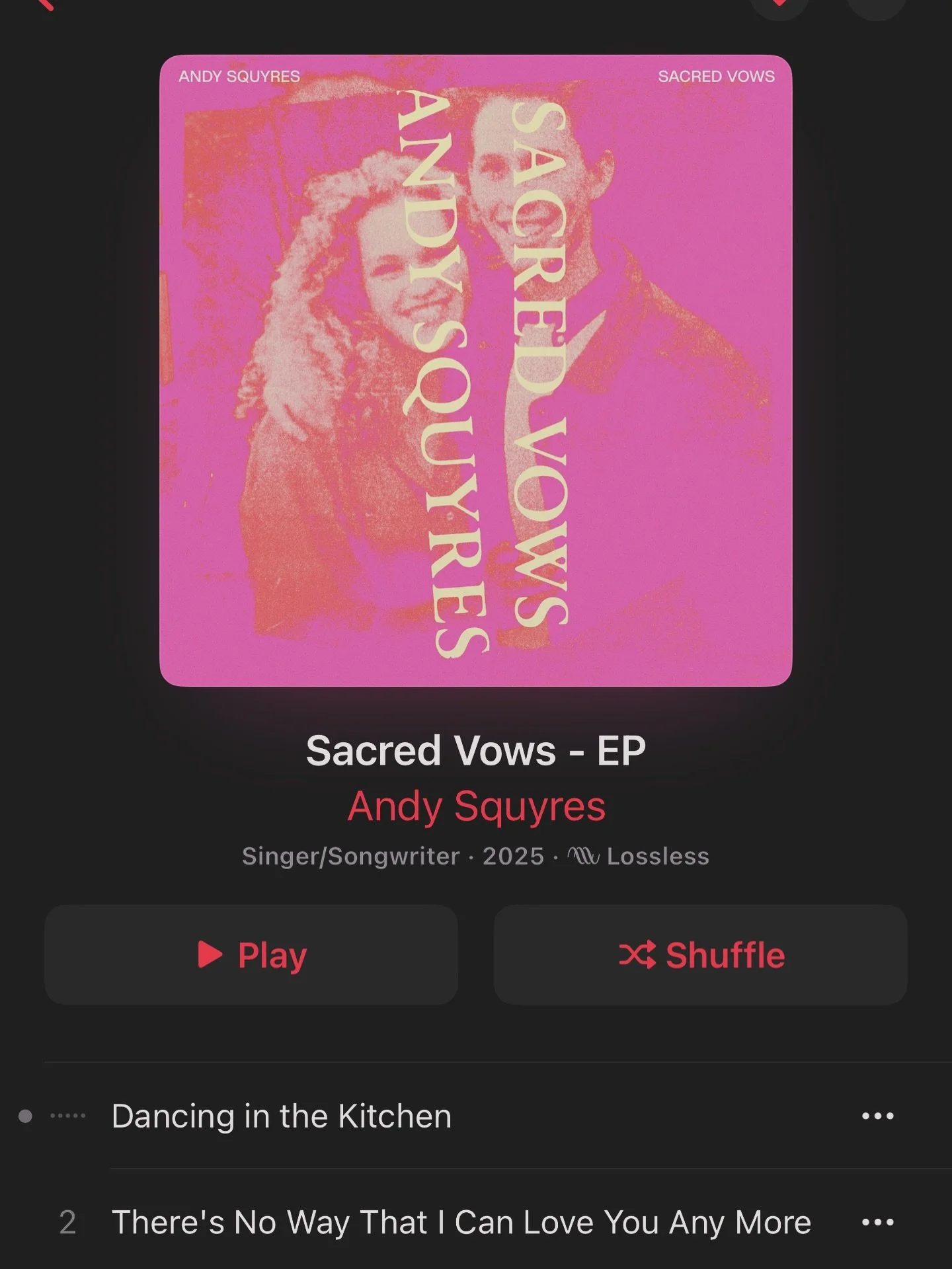 One dude that is batting 1.000 right now is @andysquyres. Another great EP in the wild.