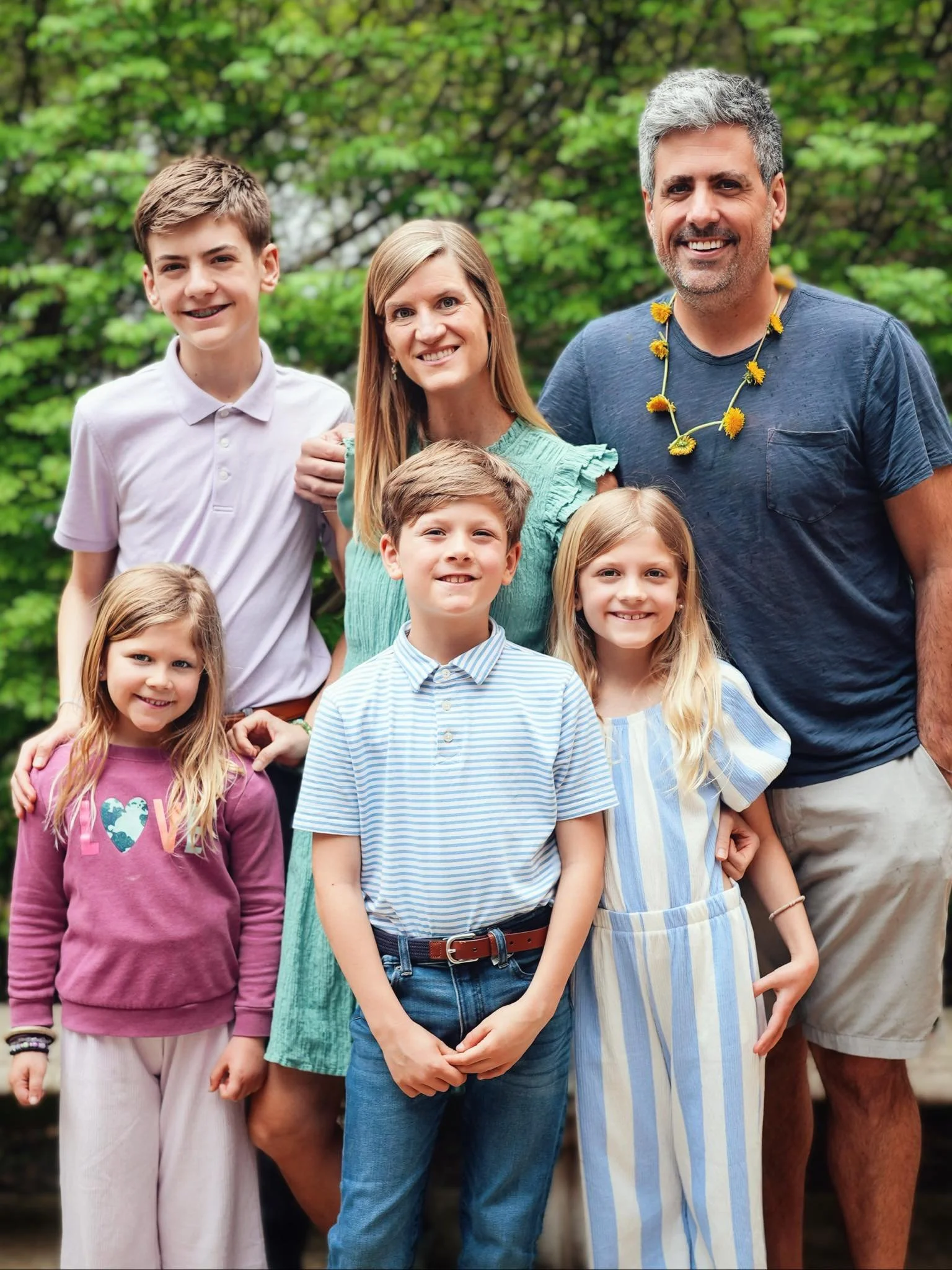 This might be the first time in years that all 6 of us were in the same field of view of a single camera lens simultaneously.