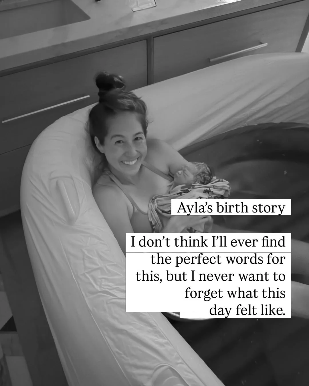 Welcome to the world, sweet Ayla. 🤍

Before time softens the details, I wanted to write down the story of the day we met you on July 12th.

During my pregnancy, I found so much comfort reading other women&rsquo;s birth stories. They reminded me that