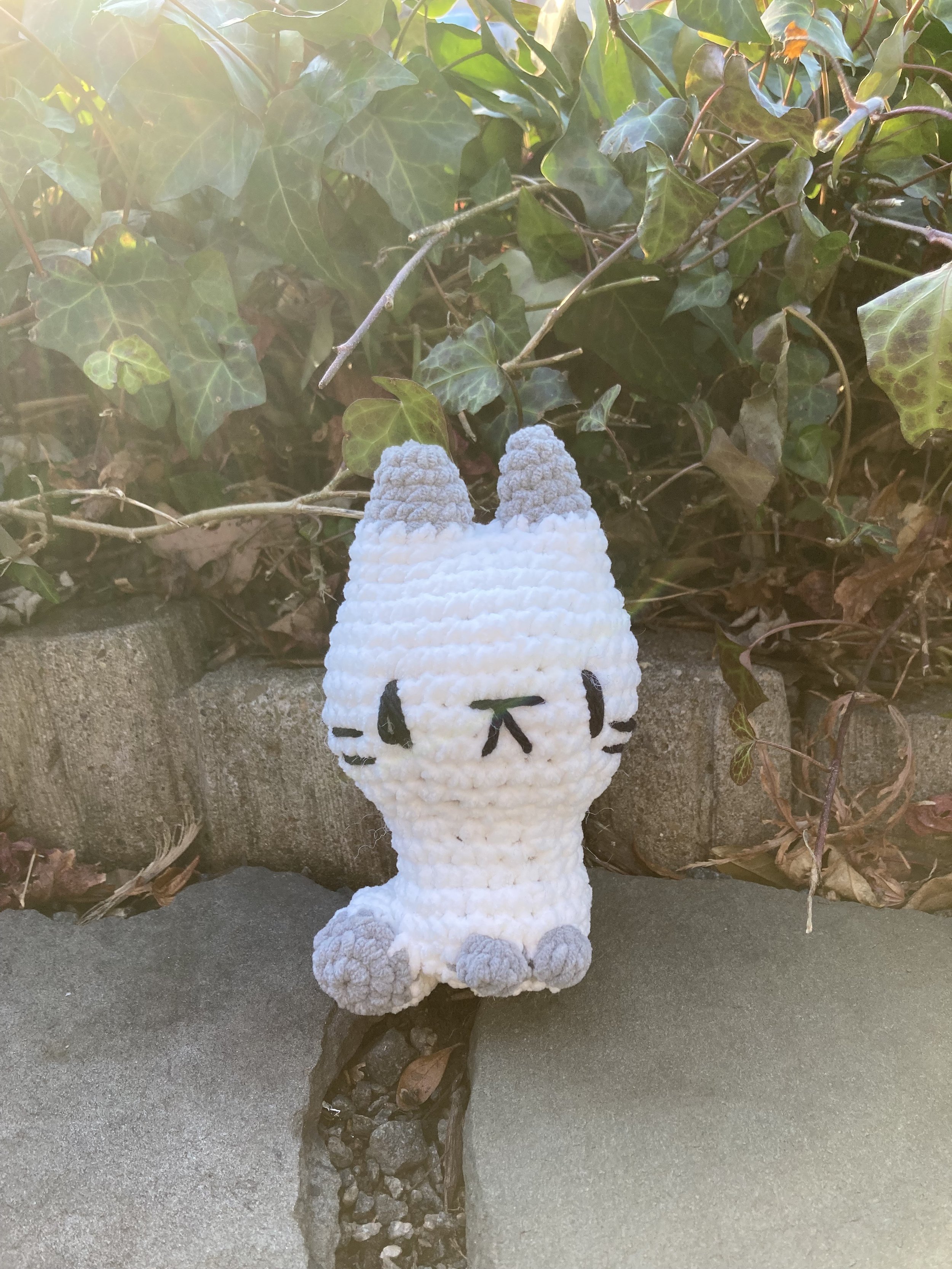 Mini Plush Sitting Cat.jpeg