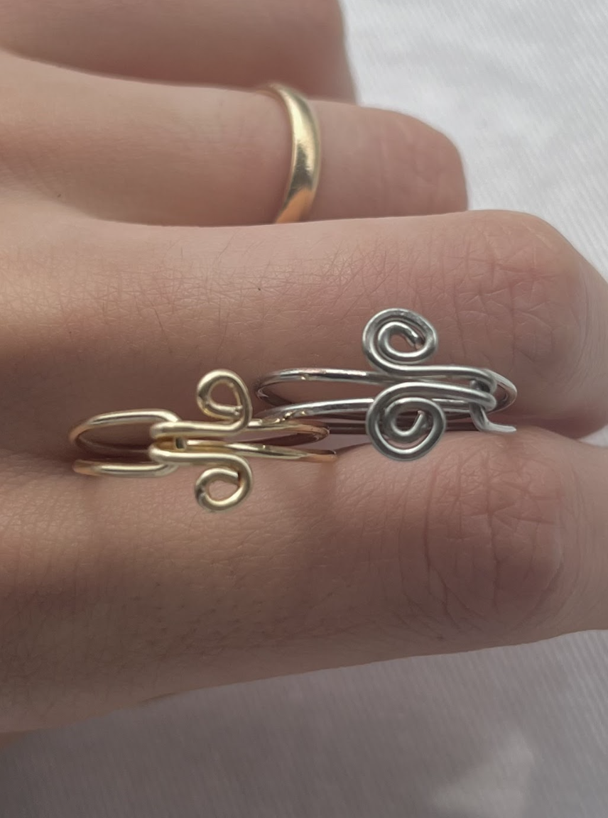 Wire Swirl Ring