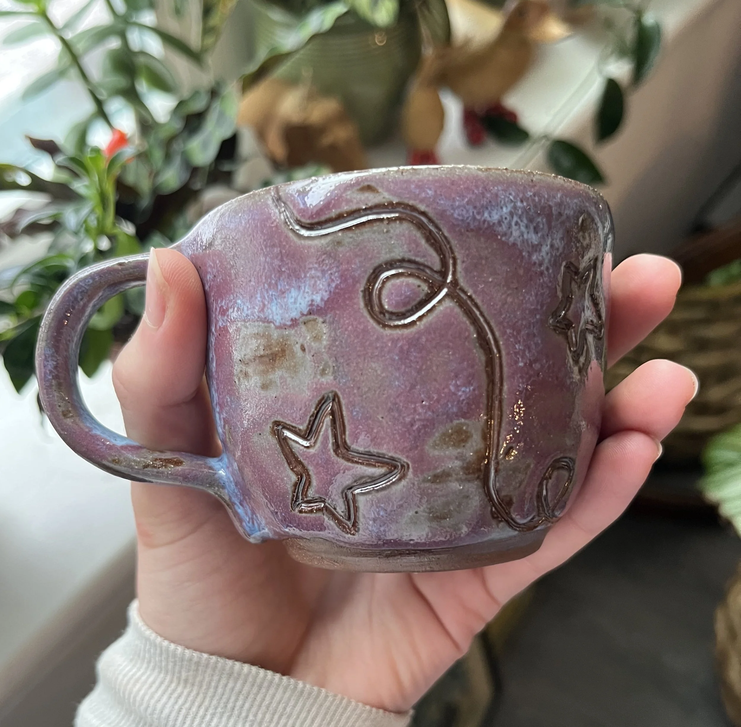 Stars &Swirls mug-Blurple (front).jpg