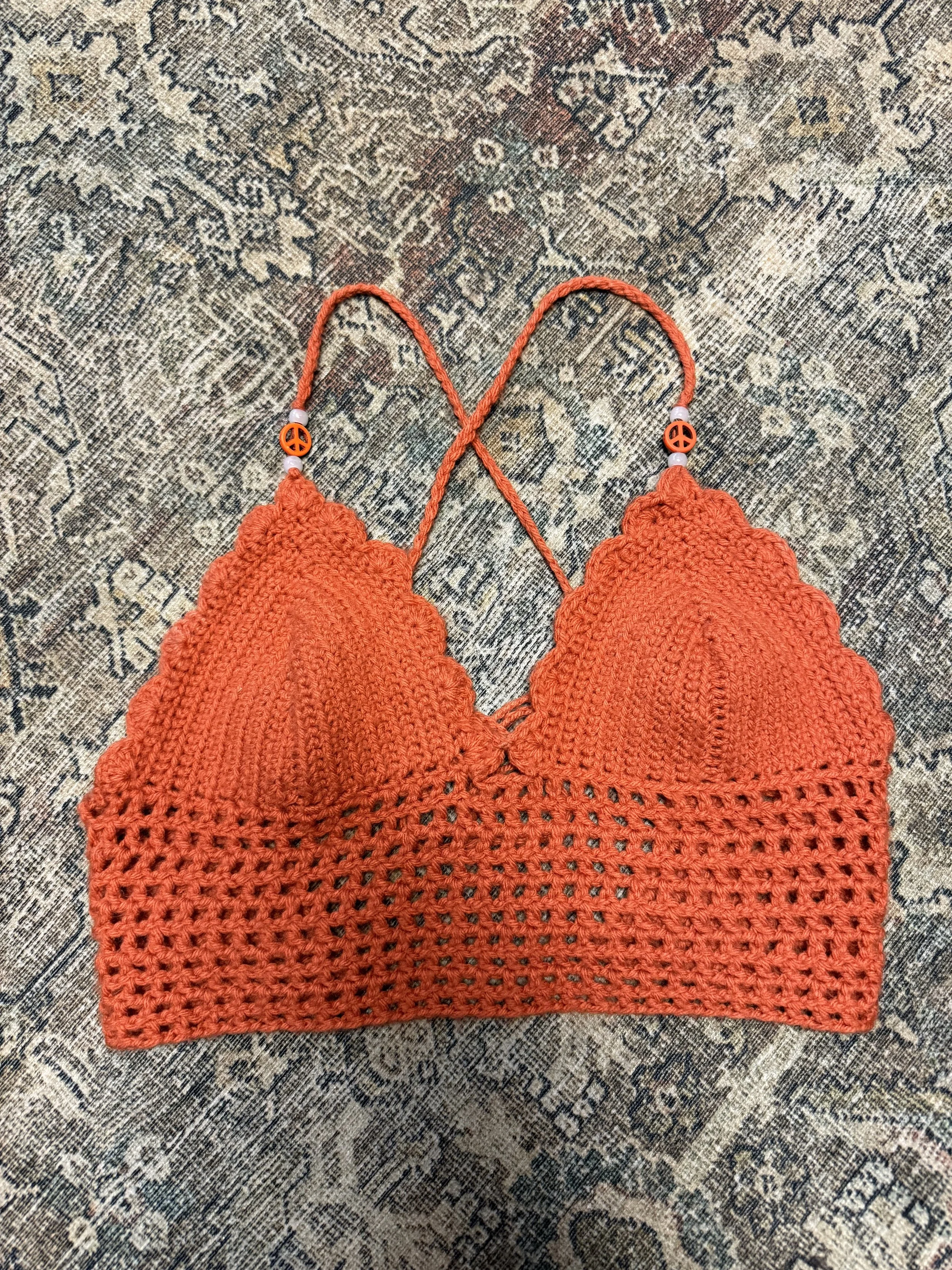 Orange bralette