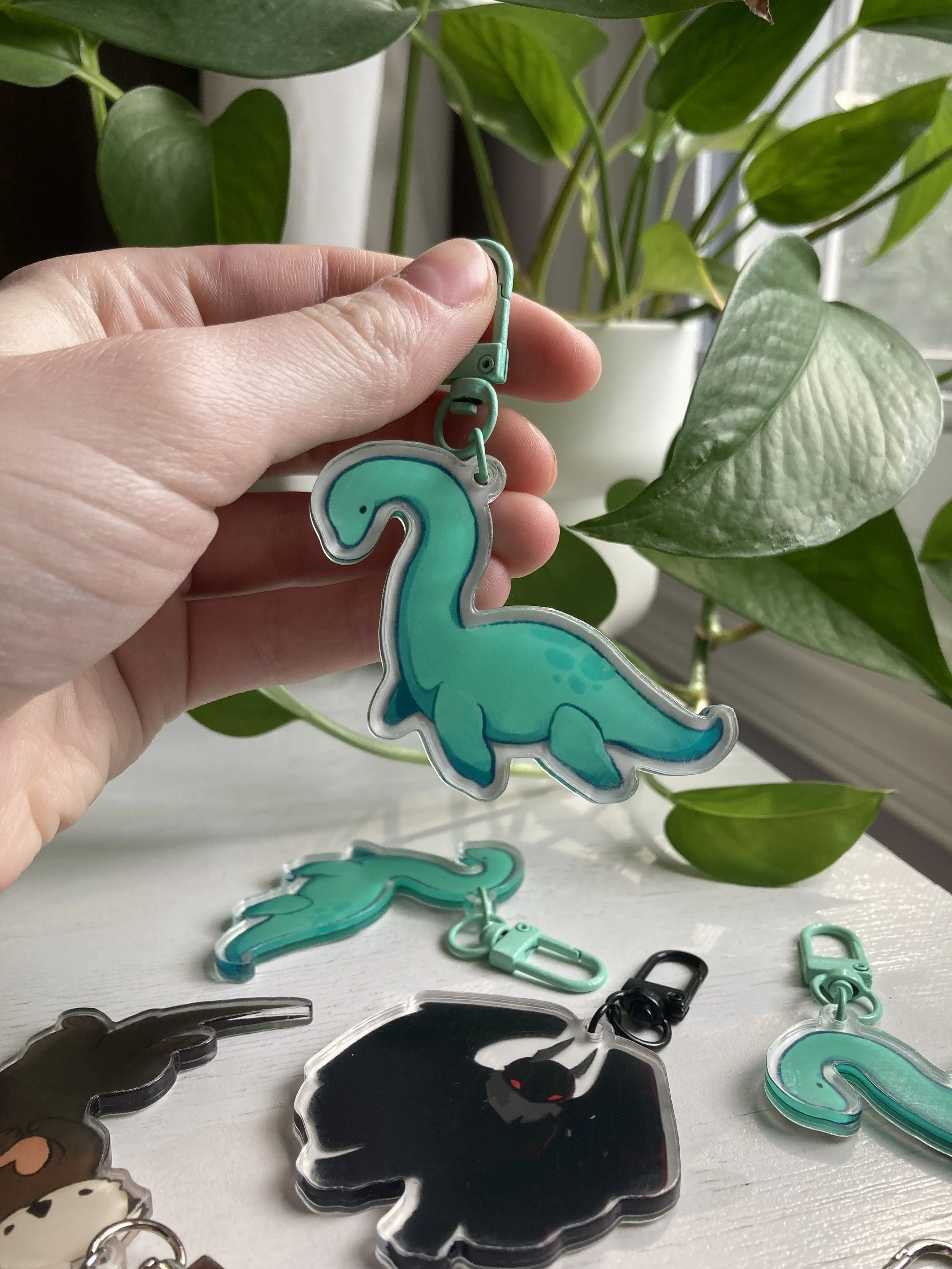 Nessie Acrylic Keychain