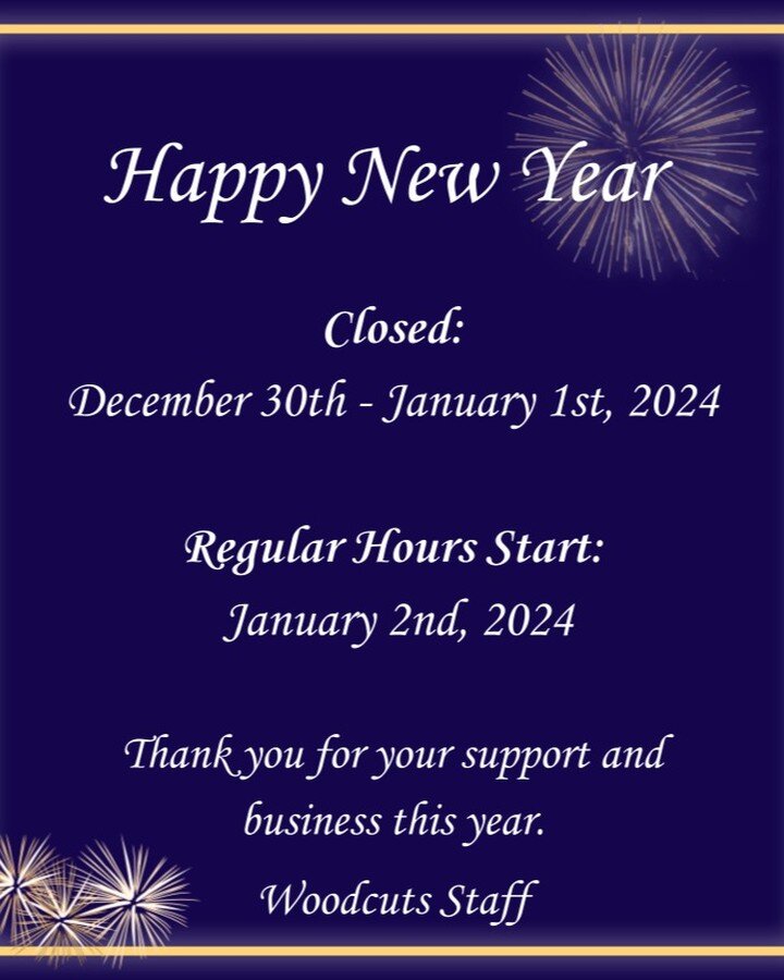 Happy New Year! Thank you for support this year. We will be closed December 30th to January 1st, 2024. 

#happynewyear #happynewyear2024 #smallbusiness #nashvilletn #nashville #blackbuisness