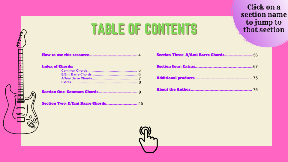 Chord Library: An Interactive Collection- by Brooklyn Guitar Method ...
