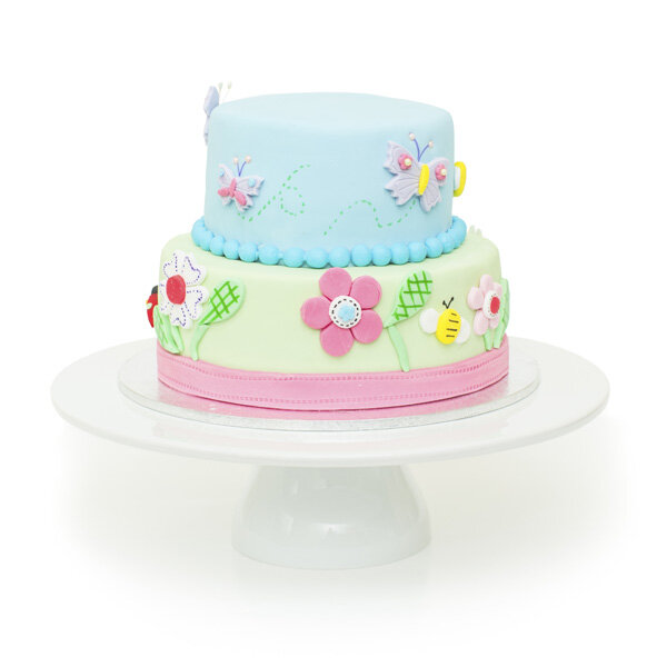 Springtime birthday fun cake.