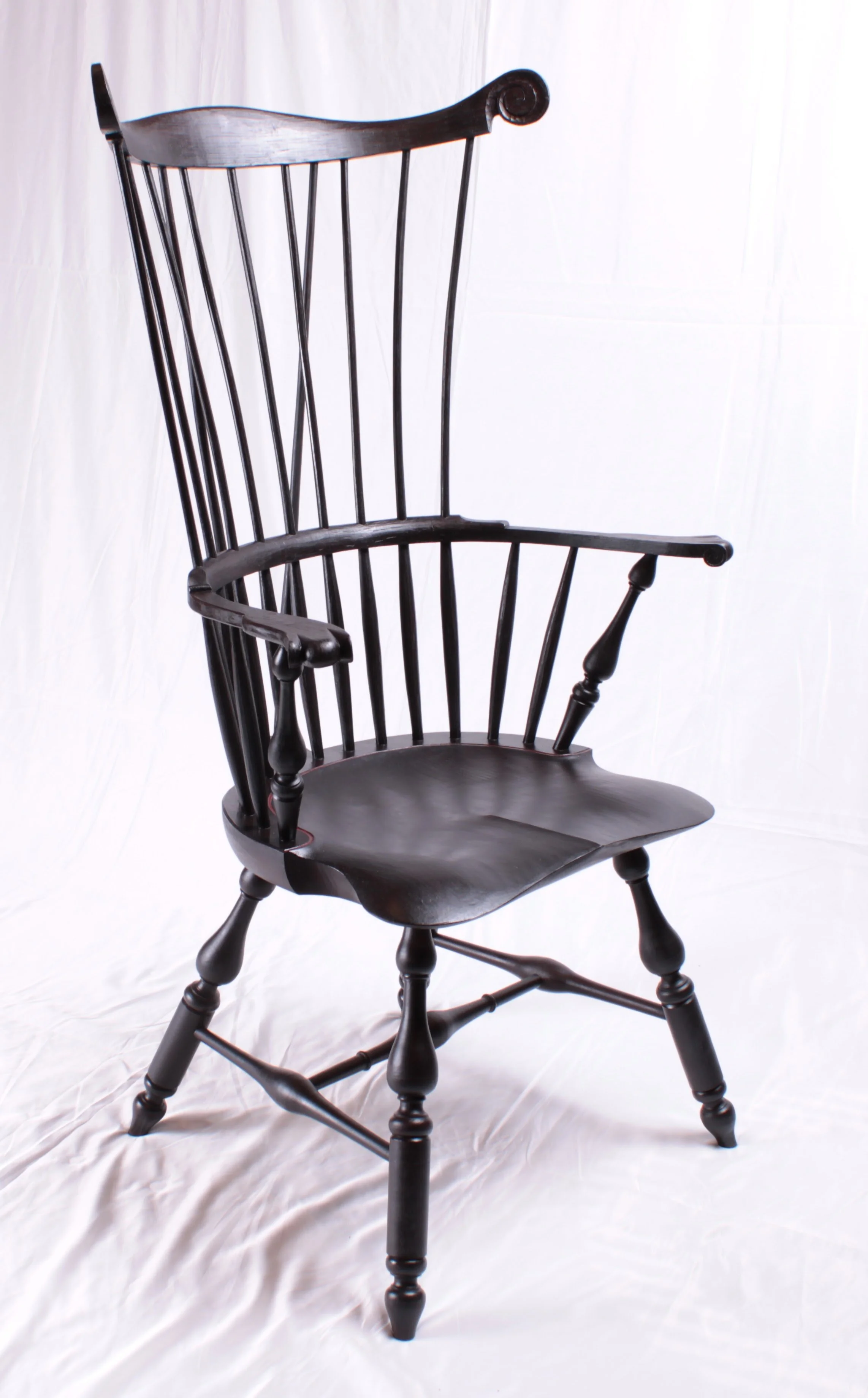 Comb Back End Chair
