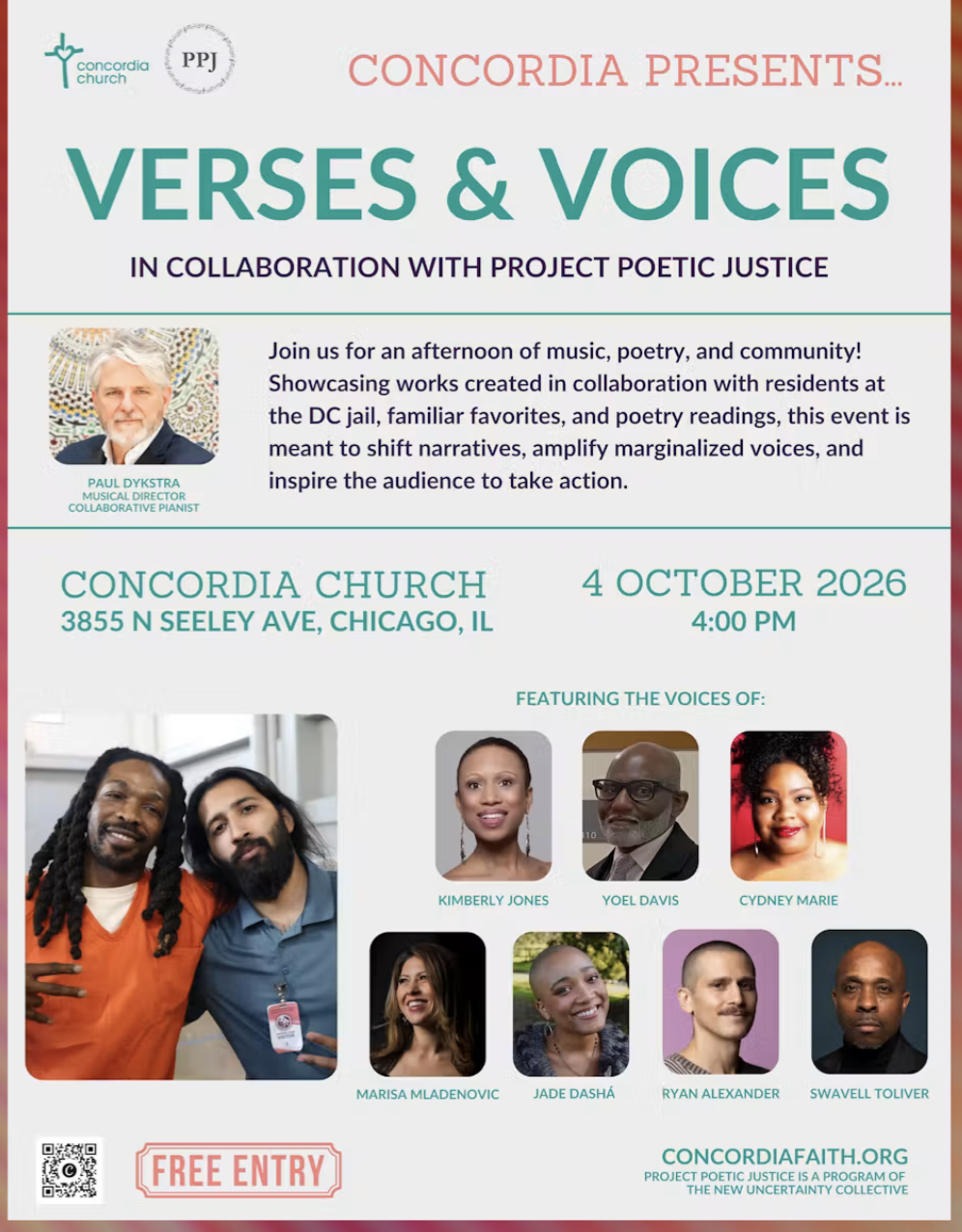 Verses and Voices with Project poetic justice 
