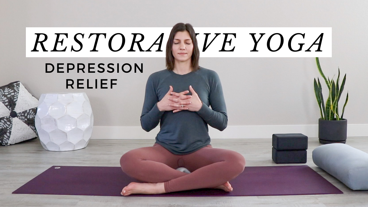 Restorative Yoga with Props for Deep Relaxation
