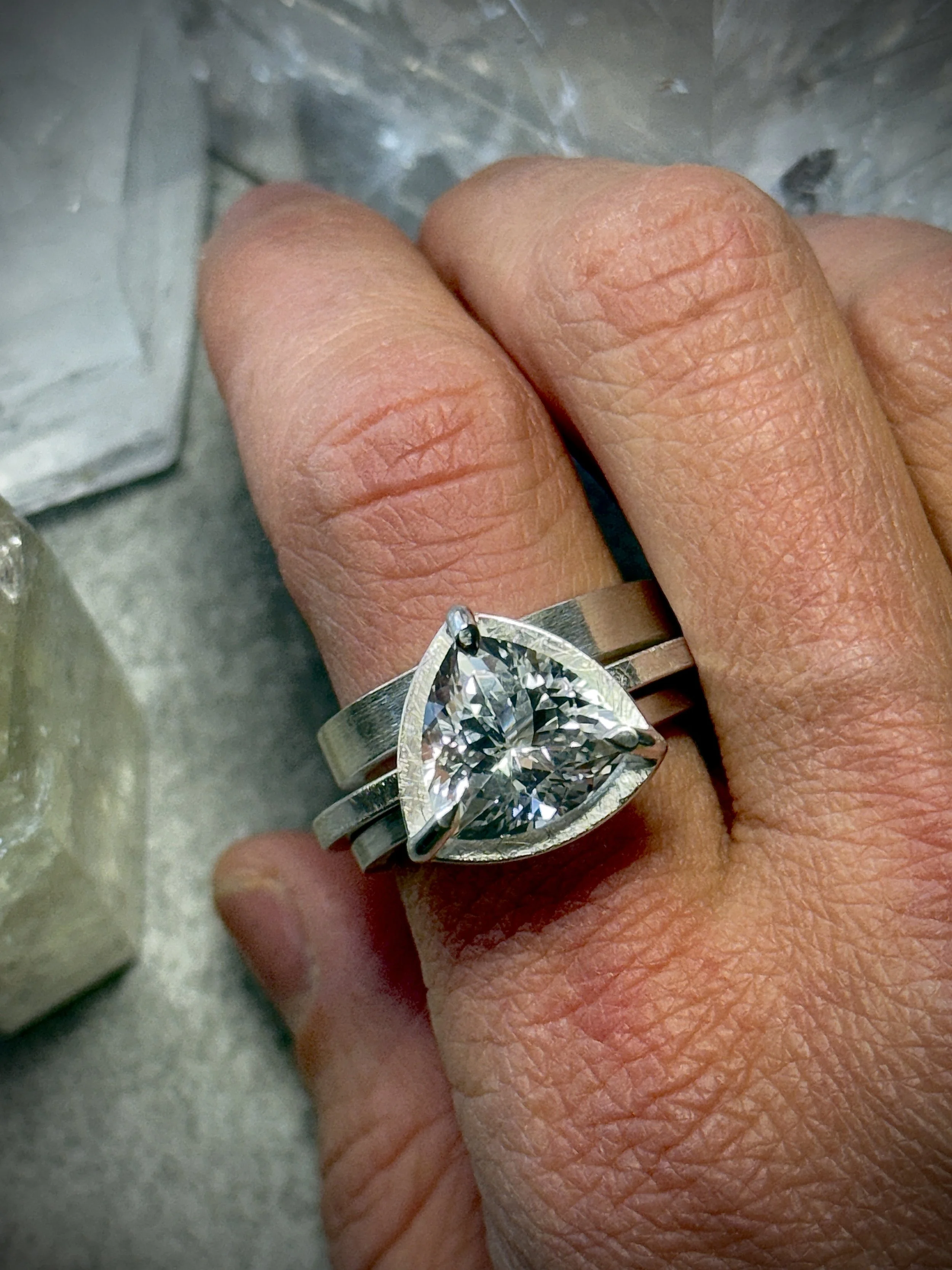 White Topaz size 10 for Terri