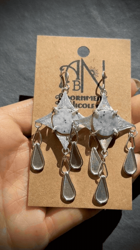 Celestial Dancers Drusy Earrings