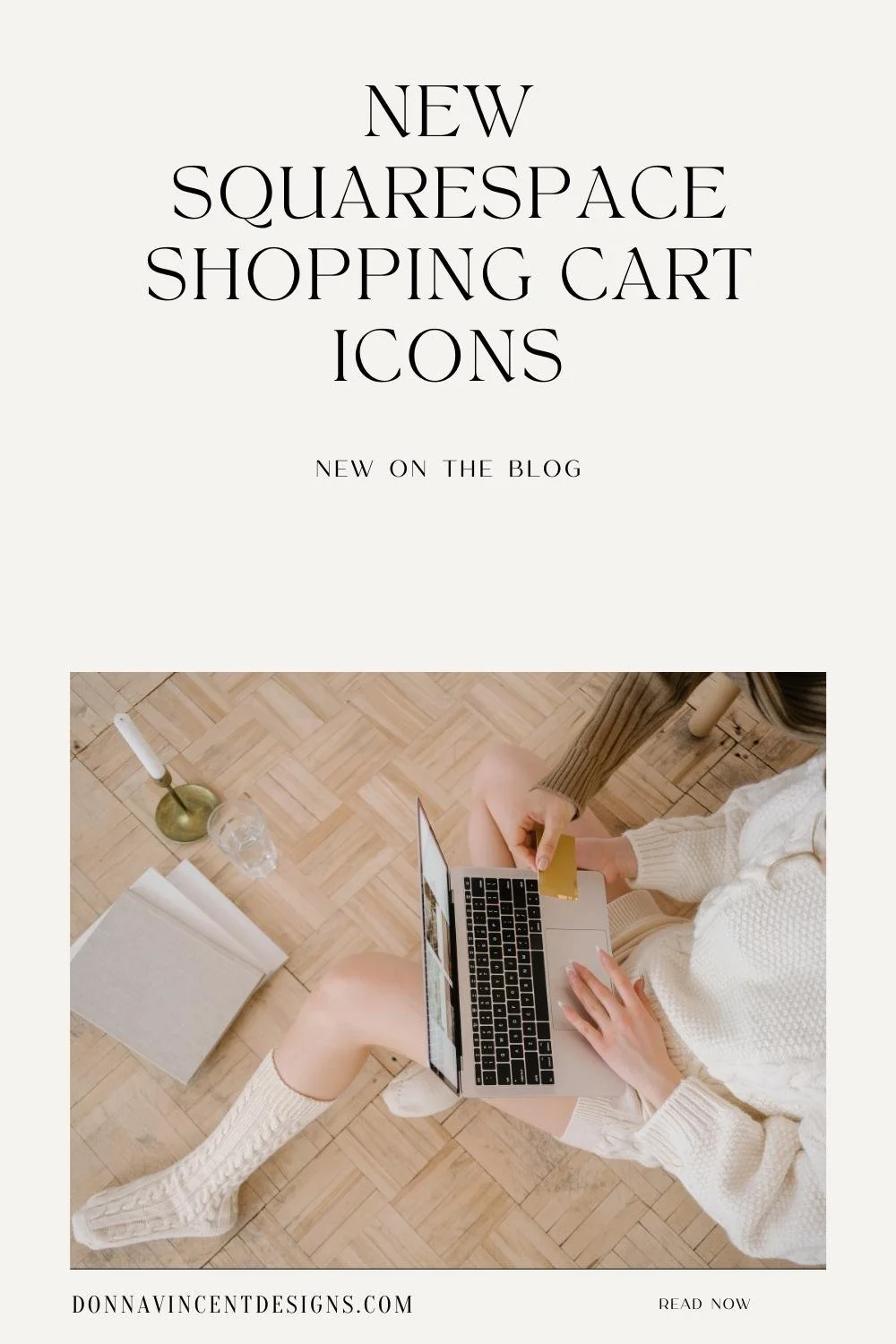 New Squarespace Shopping Cart Icons — Donna Vincent Designs, LLC