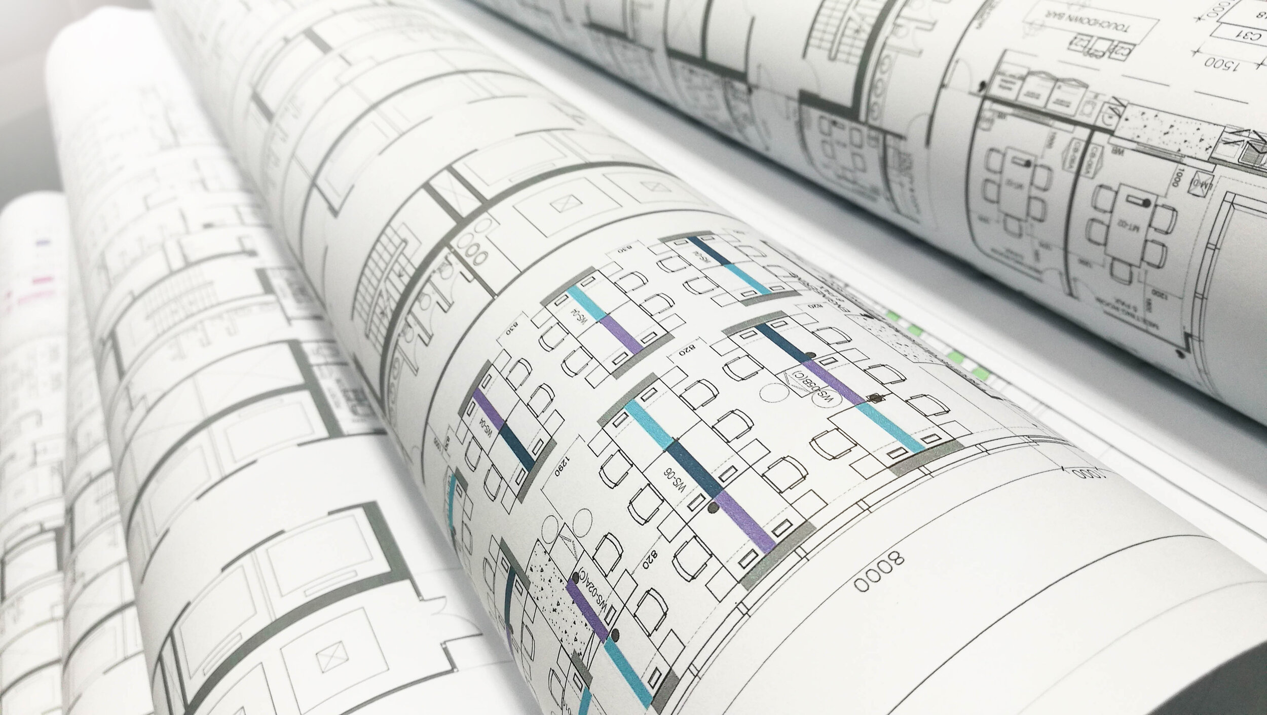 Full color Construction Plans