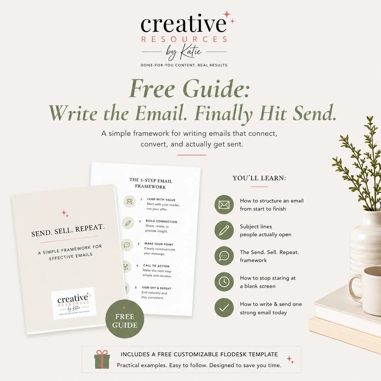 You know you should be emailing your list&hellip;

But every time you sit down to write one, it somehow turns into:
&bull; overthinking the subject line
&bull; rewriting the first paragraph five times
&bull; staring at a blinking cursor
&bull; openin