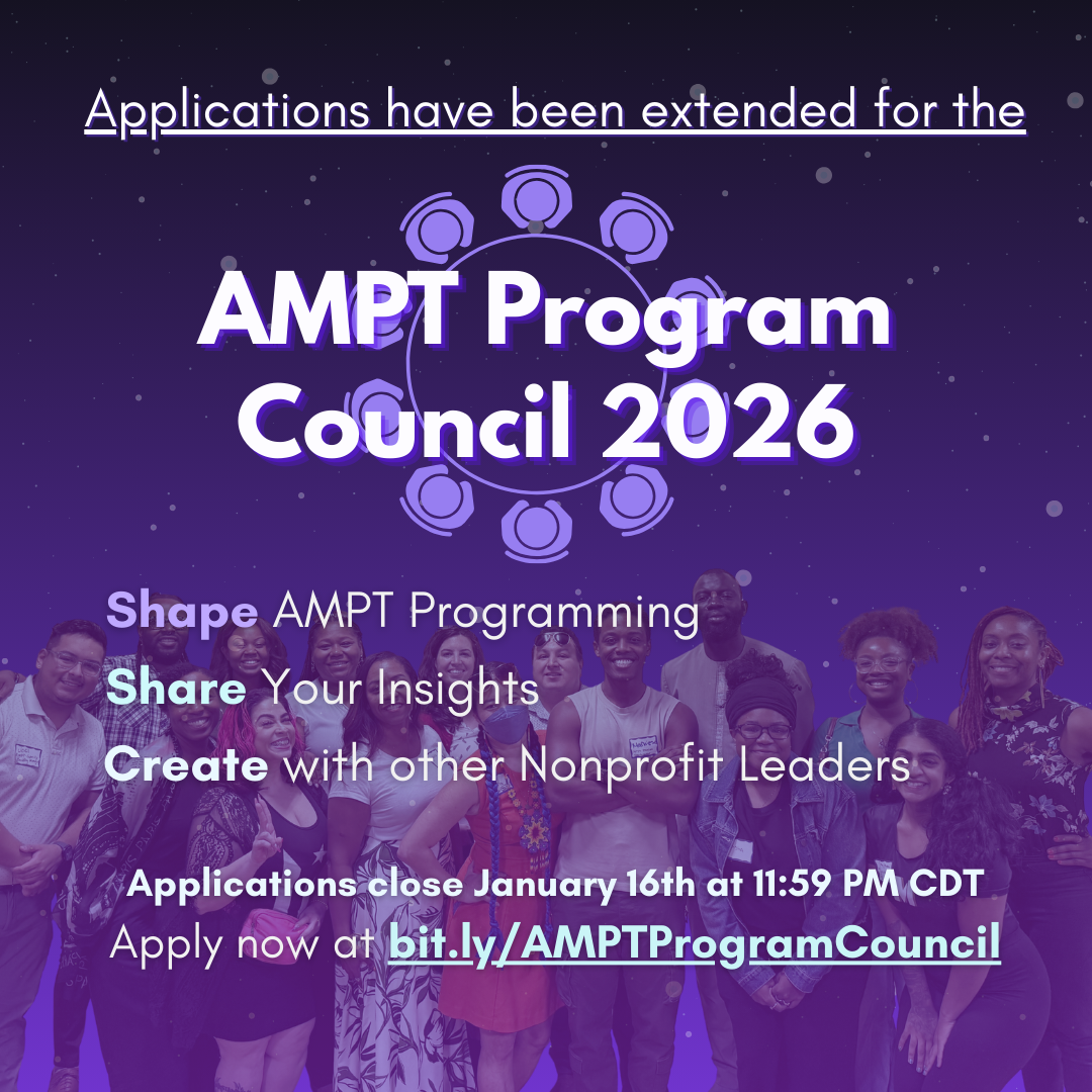 LAST DAY to apply for AMPT's Program Council 2026!