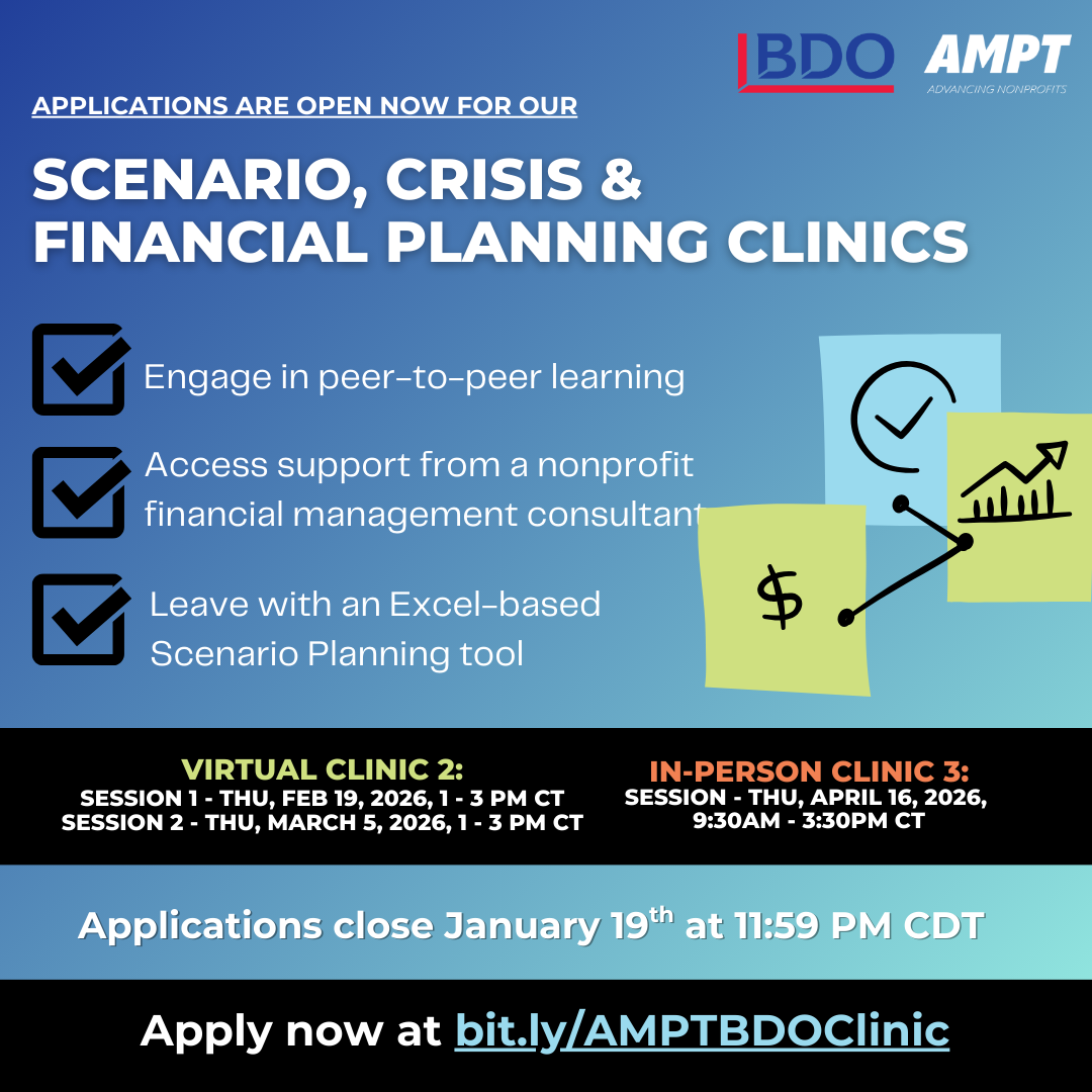 LAST DAY to Apply to Scenario, Crisis &amp; Financial Planning Clinics
