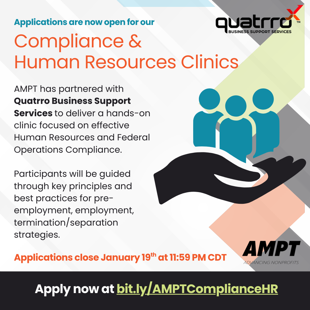 LAST DAY to Apply to our Compliance &amp; Human Resources Clinic