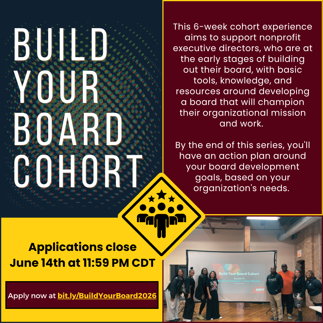 LAST DAY to apply to the 2026 Build Your Board Cohort