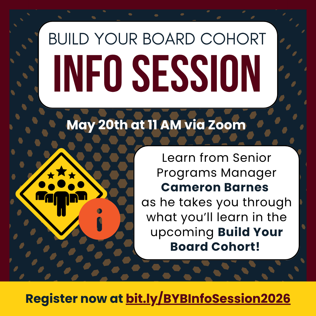 Build Your Board Cohort Info Session