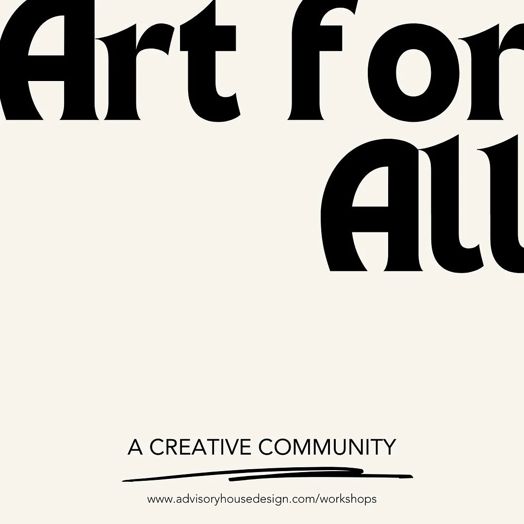 🍾 My art workshops are live! Like *live* and ready for you to sign up. 🫧
My goal with these art workshops is to connect with other creatives by providing a space to make art together and expand in creative practice. Currently, there’s painti